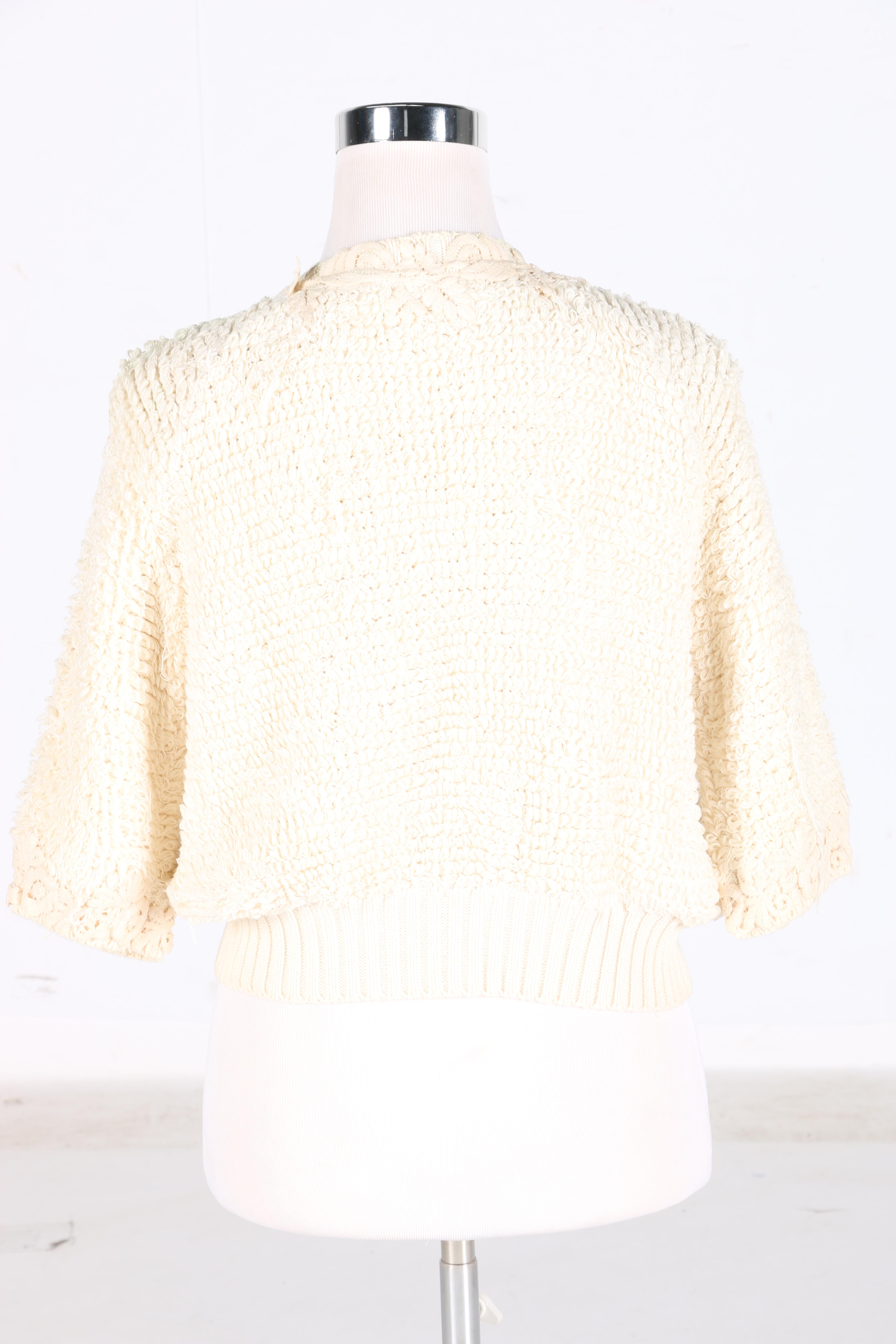 Chloé Ultimo Cream Knit Cardigan