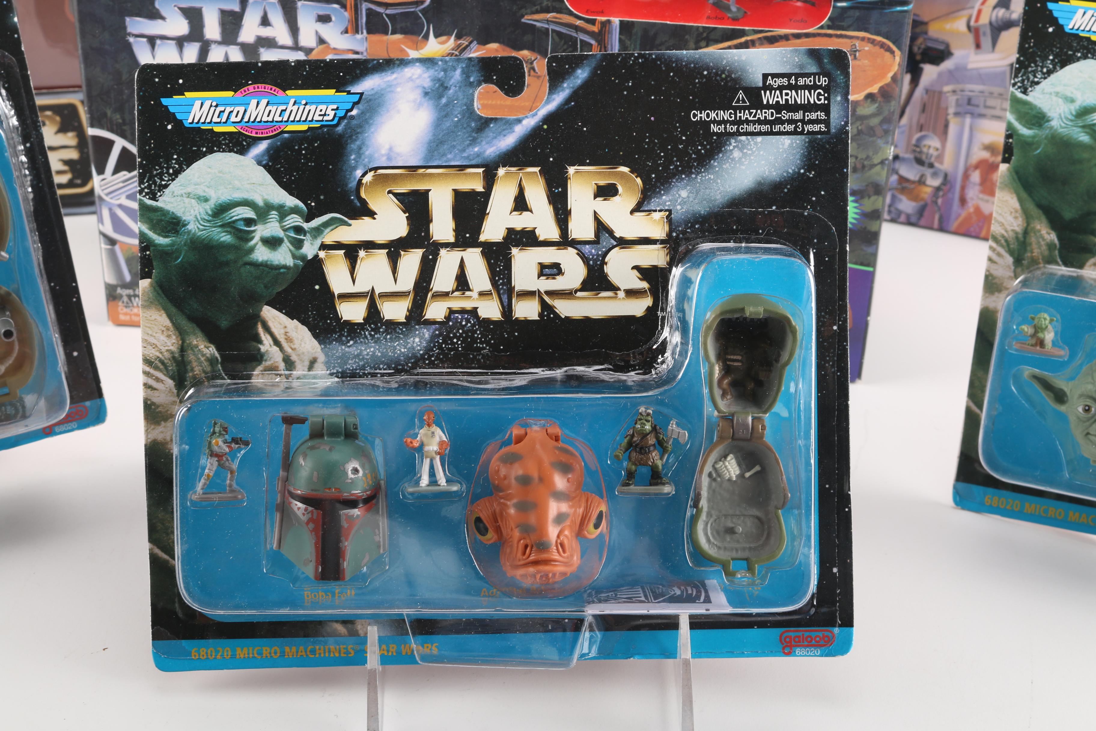 Collection of "Star Wars" Micro Machine Toy Sets