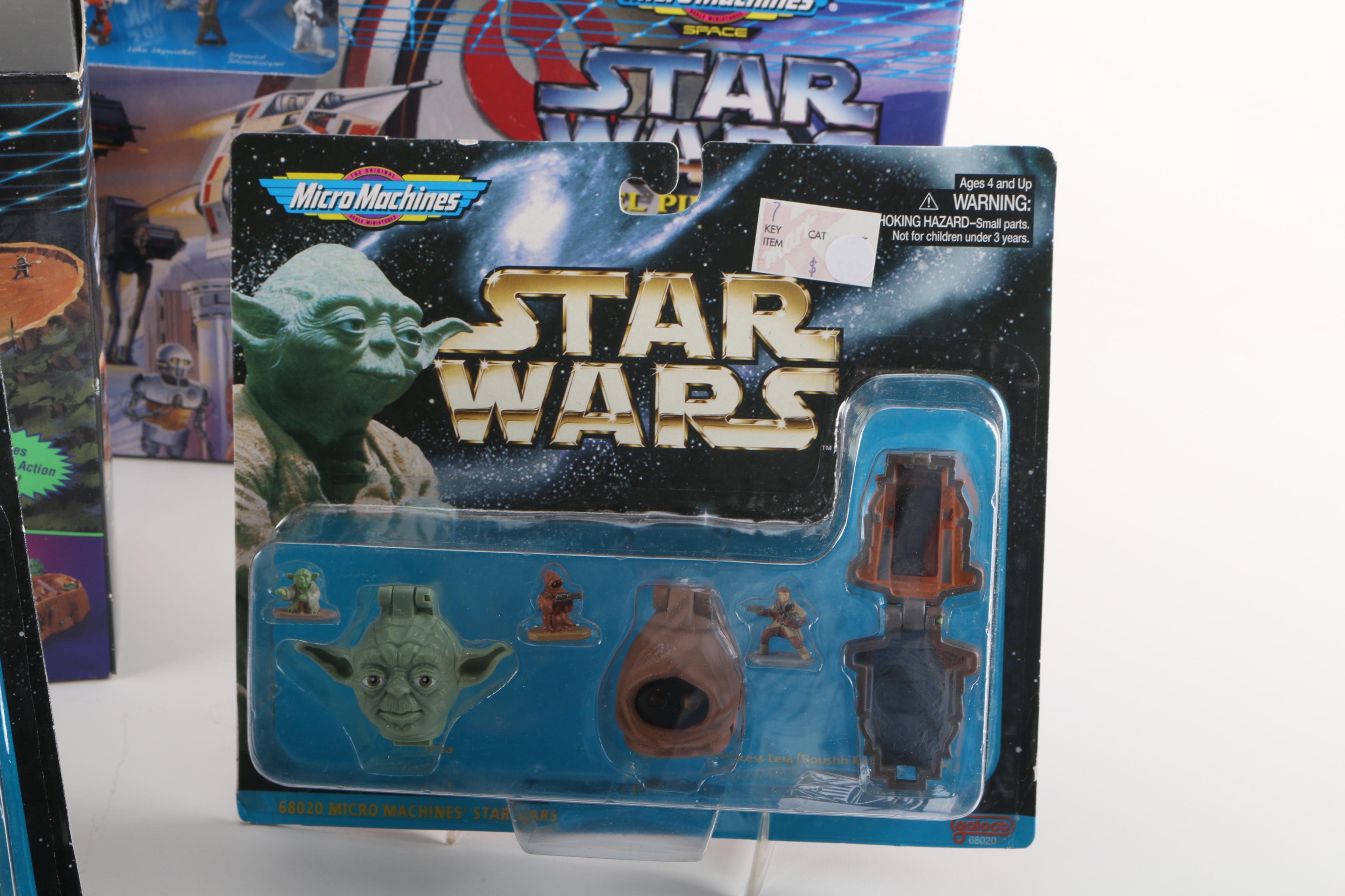 Collection of "Star Wars" Micro Machine Toy Sets