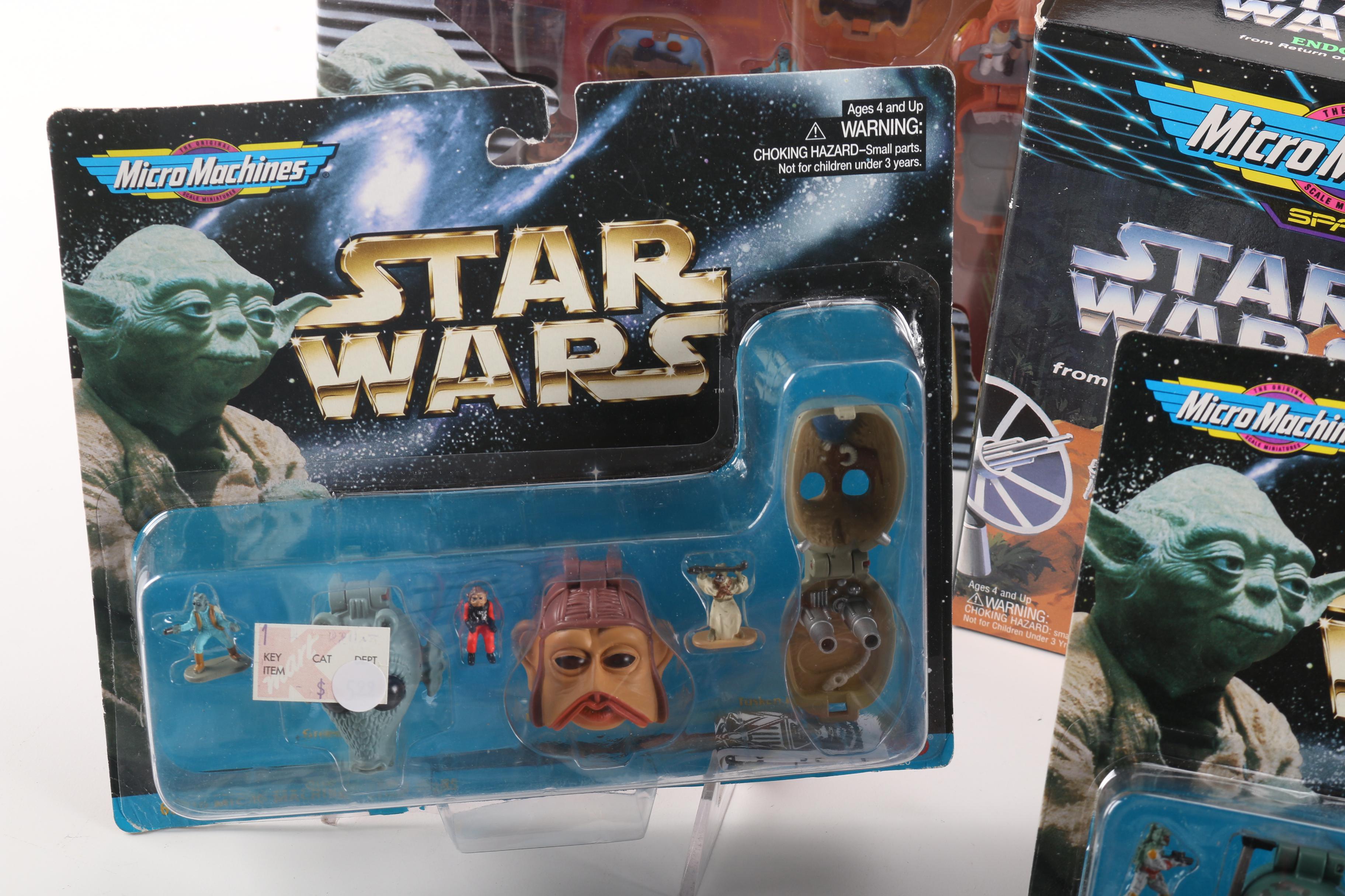 Collection of "Star Wars" Micro Machine Toy Sets
