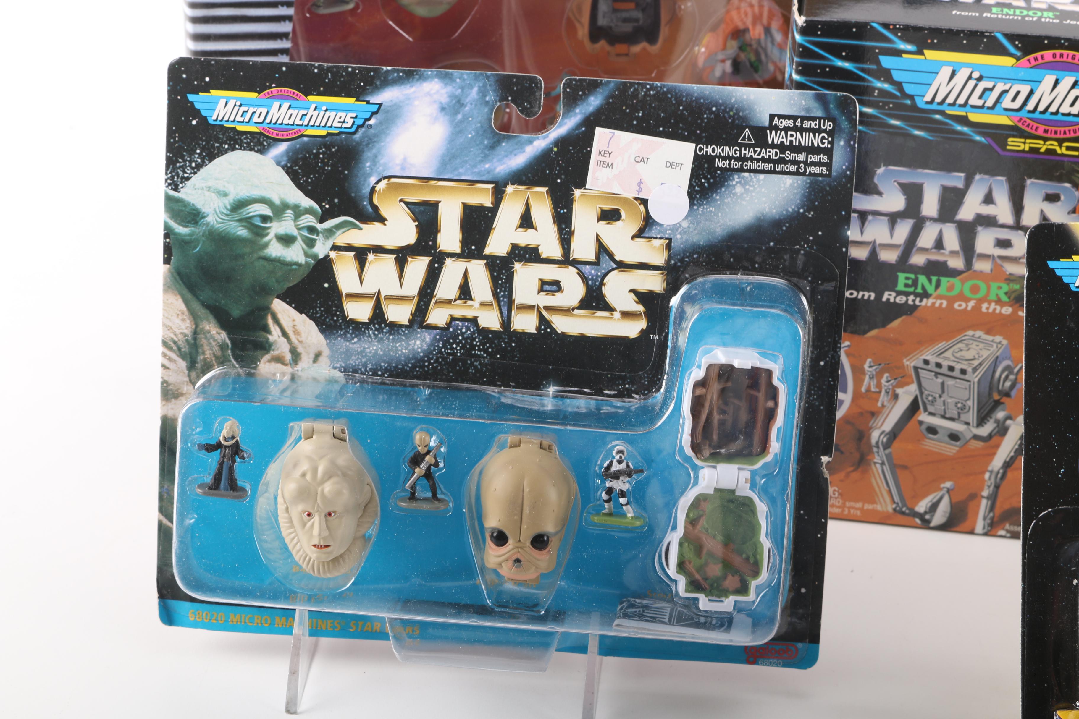 Collection of "Star Wars" Micro Machine Toy Sets