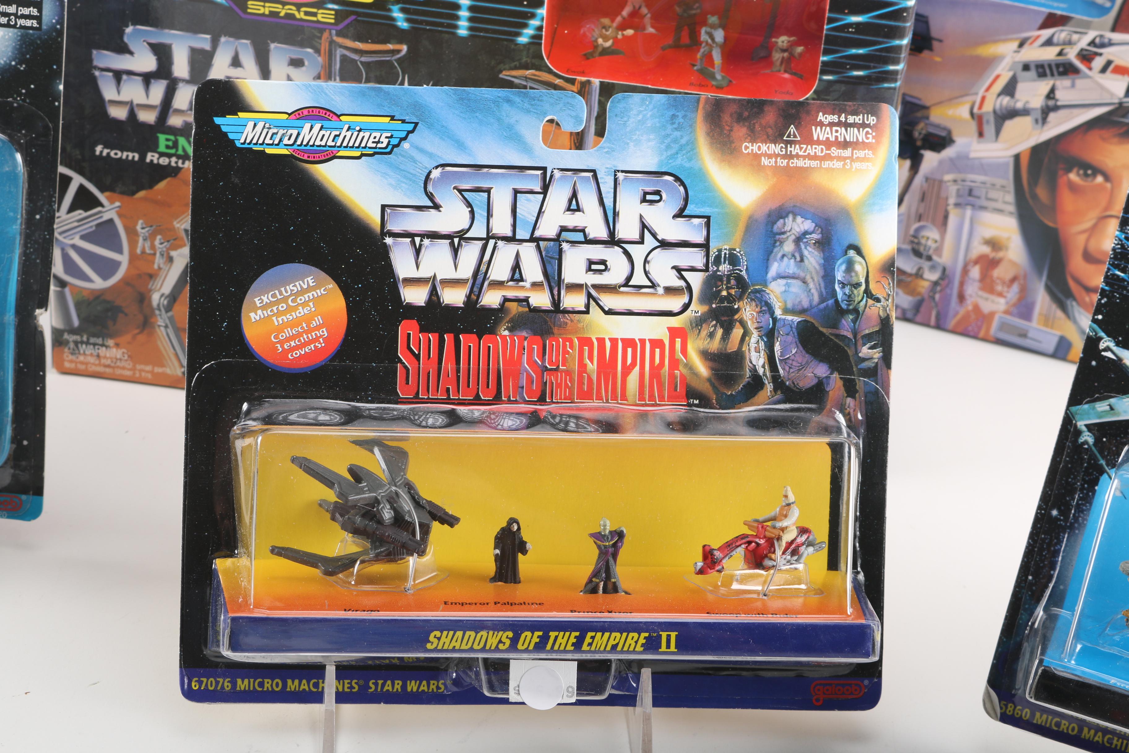 Collection of "Star Wars" Micro Machine Toy Sets