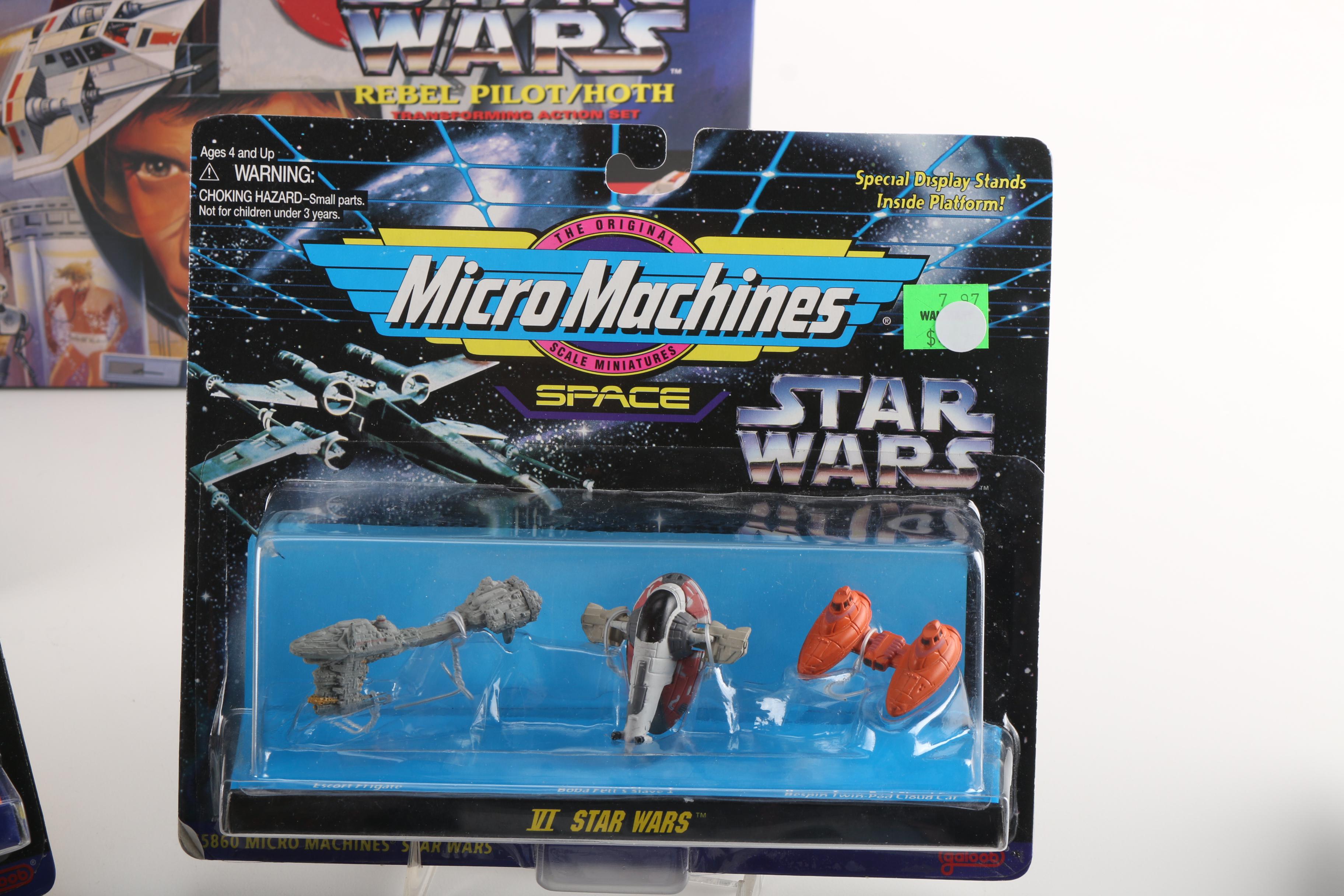 Collection of "Star Wars" Micro Machine Toy Sets
