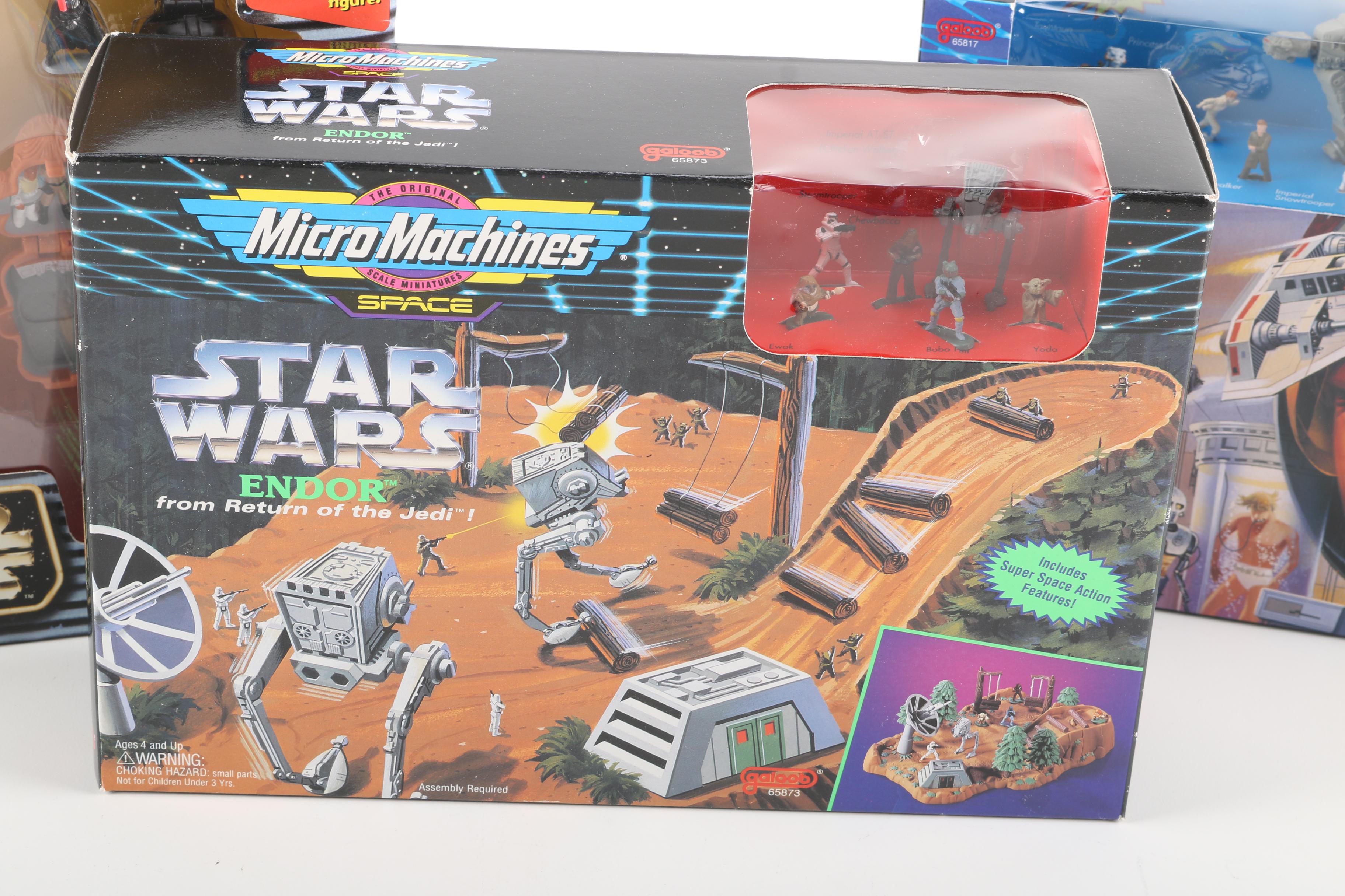 Collection of "Star Wars" Micro Machine Toy Sets