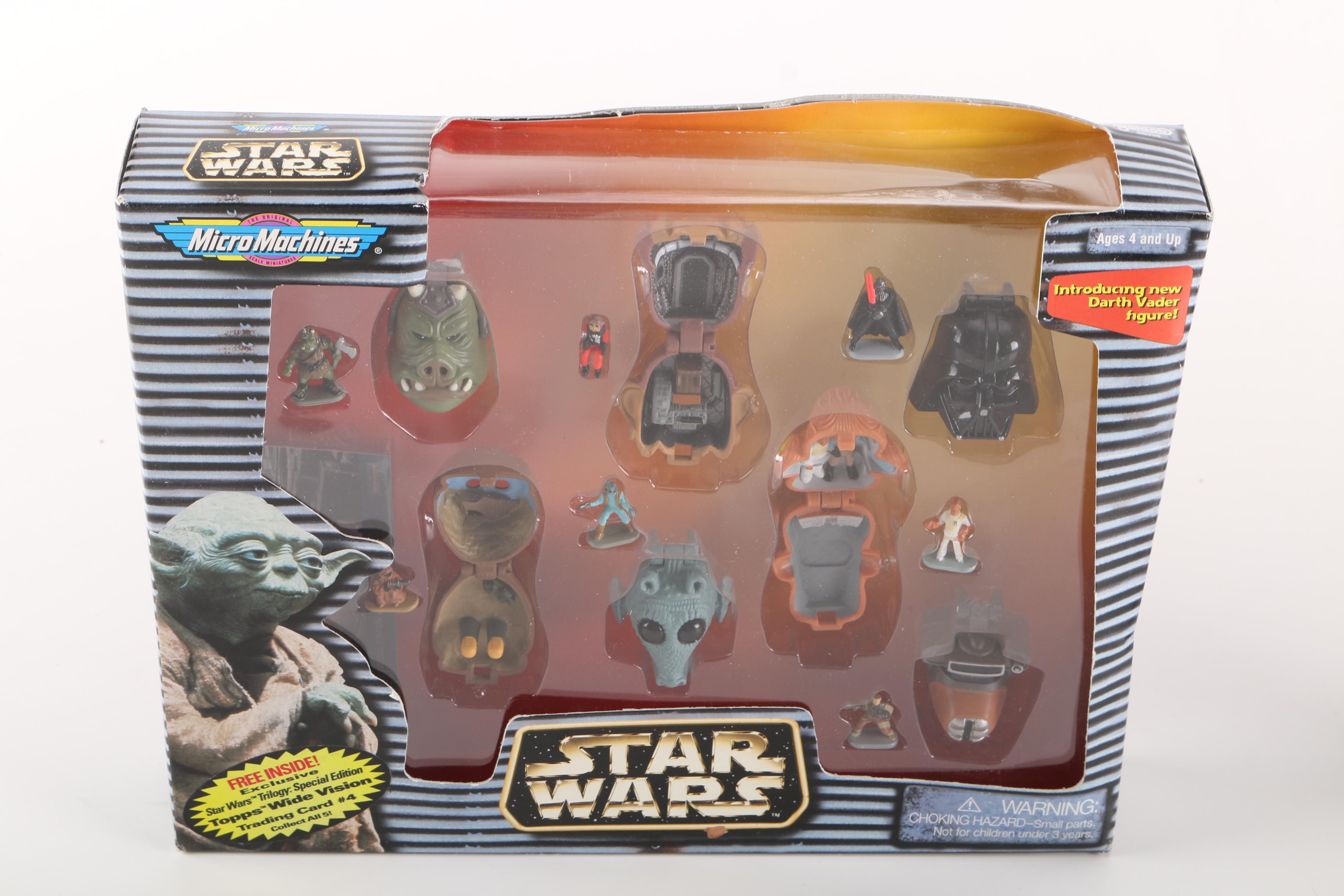 Collection of "Star Wars" Micro Machine Toy Sets