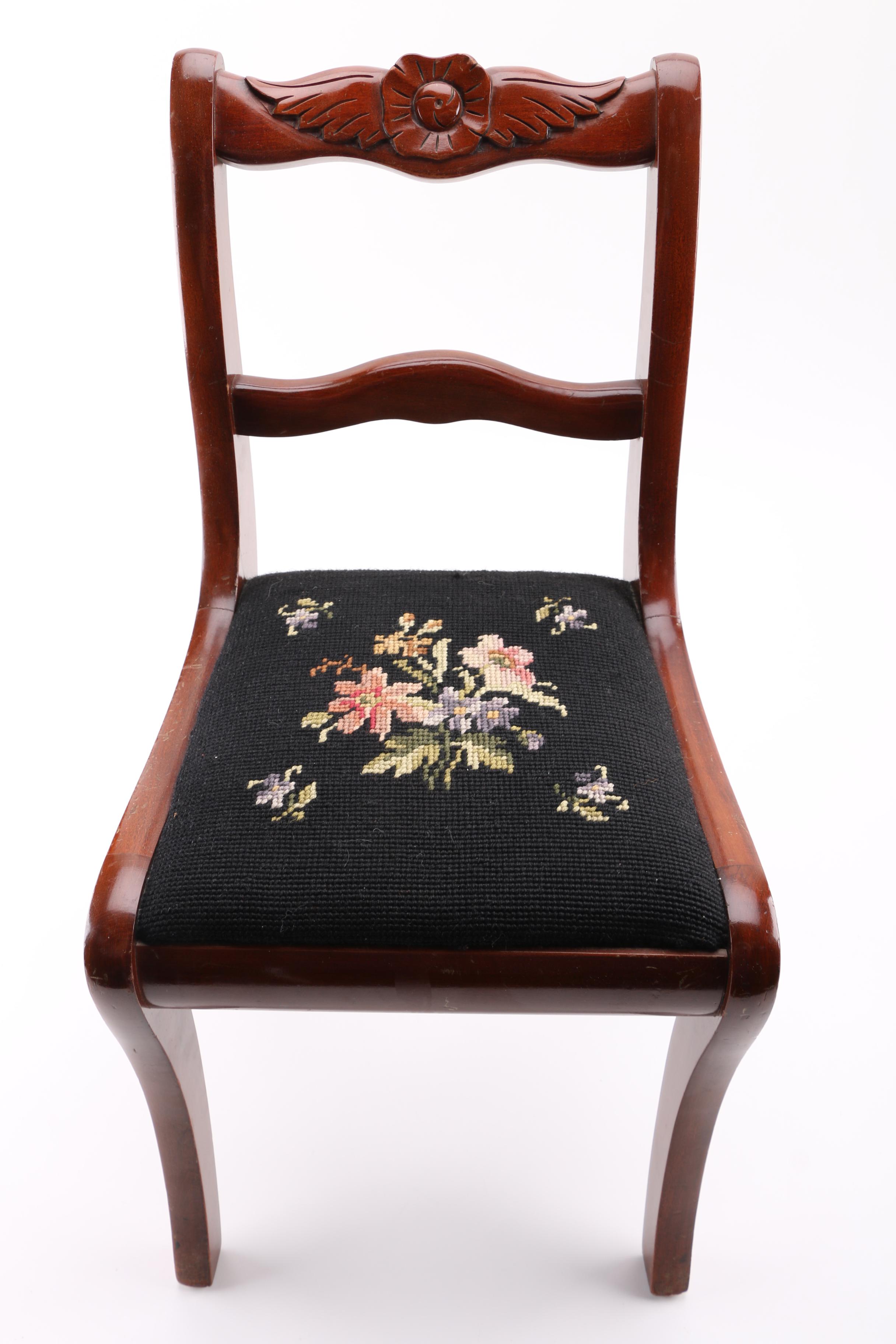Needlepoint Side Chair
