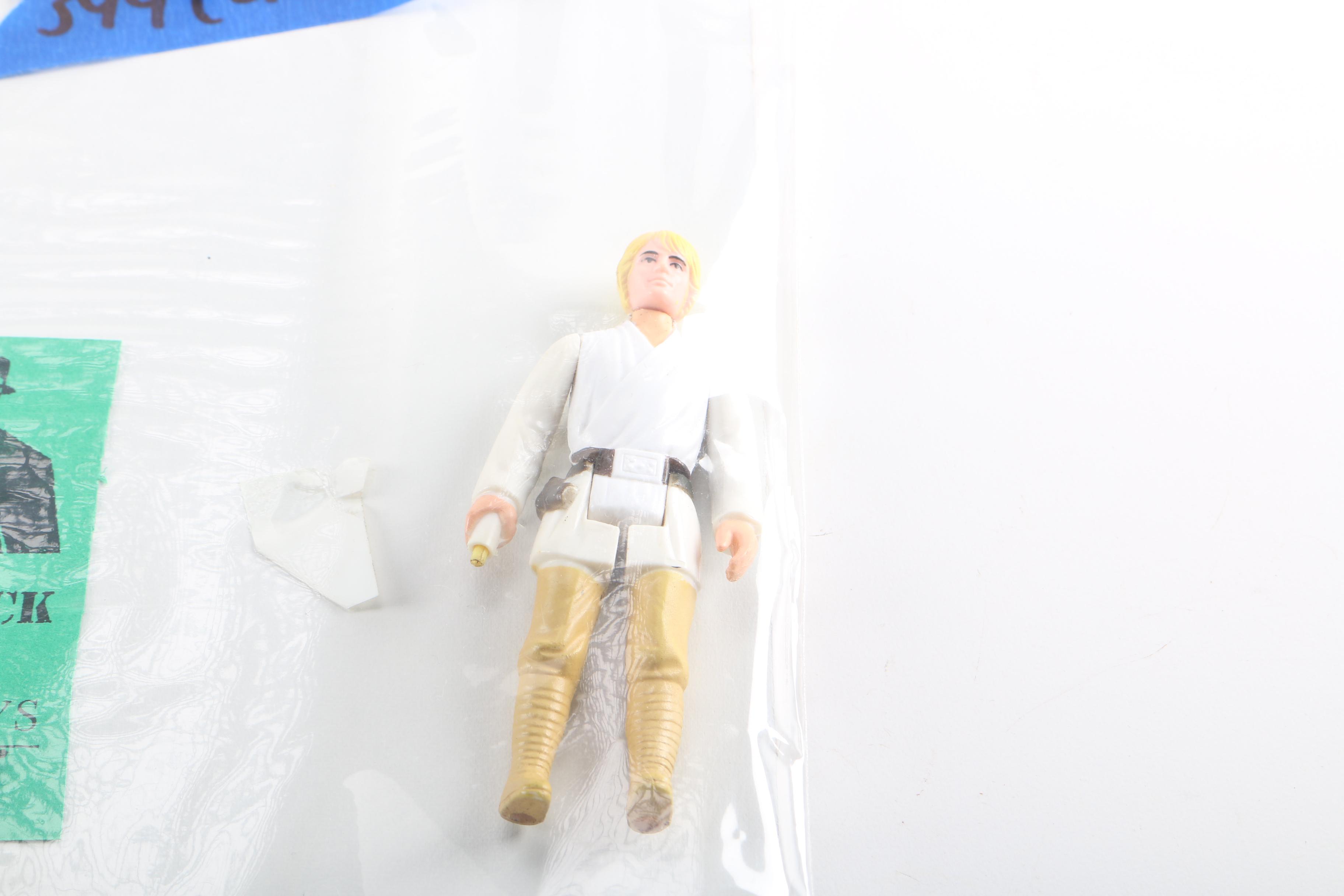 "Star Wars" Han Solo, Luke Skywalker, and Chewbacca Figures