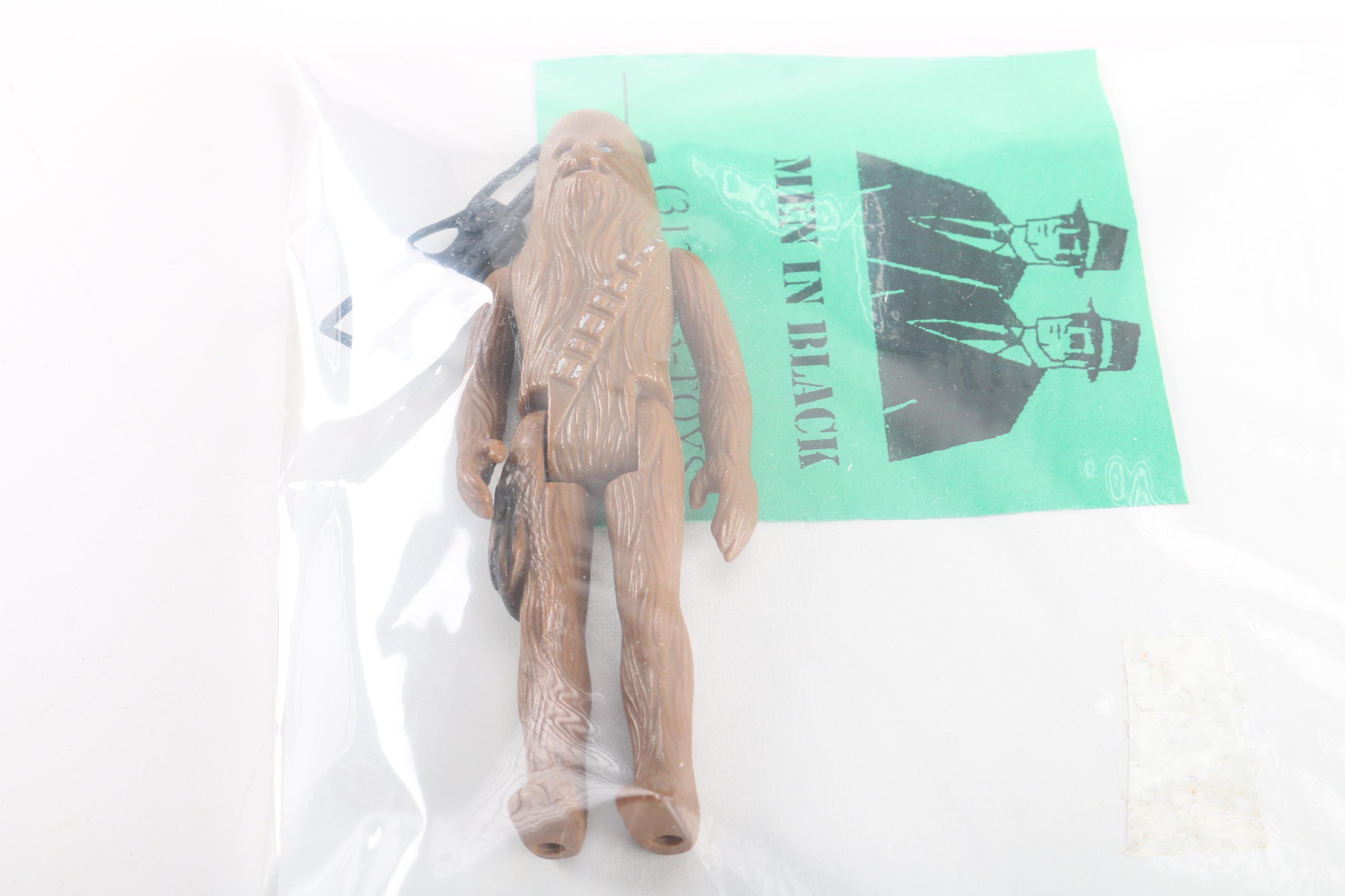 "Star Wars" Han Solo, Luke Skywalker, and Chewbacca Figures