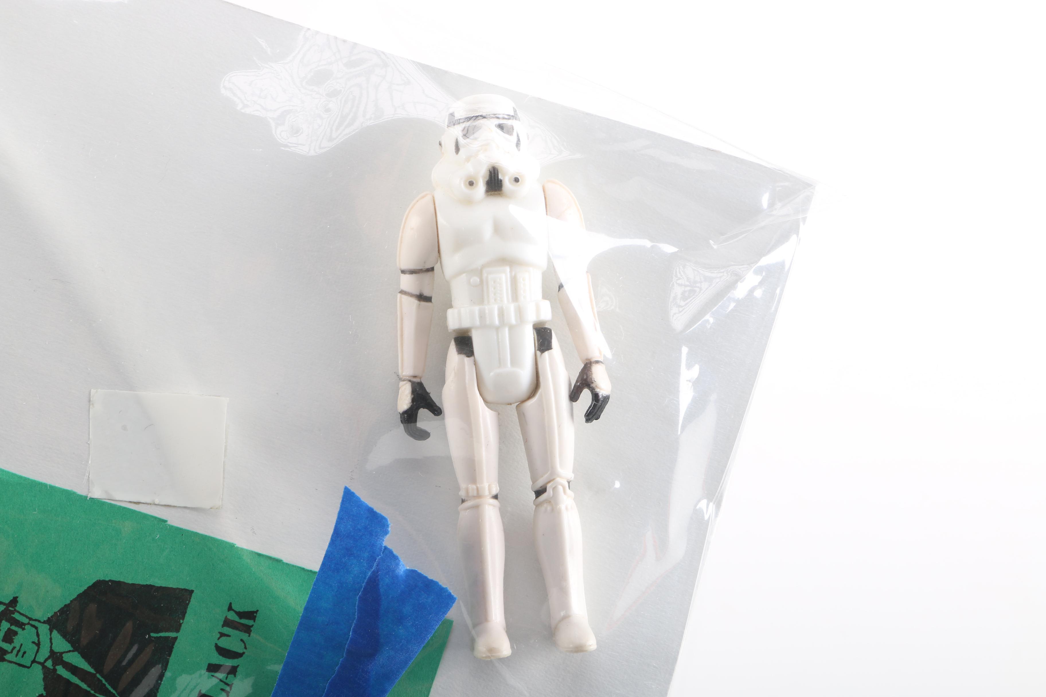 Vintage "Star Wars" Darth Vader and Imperials Action Figures