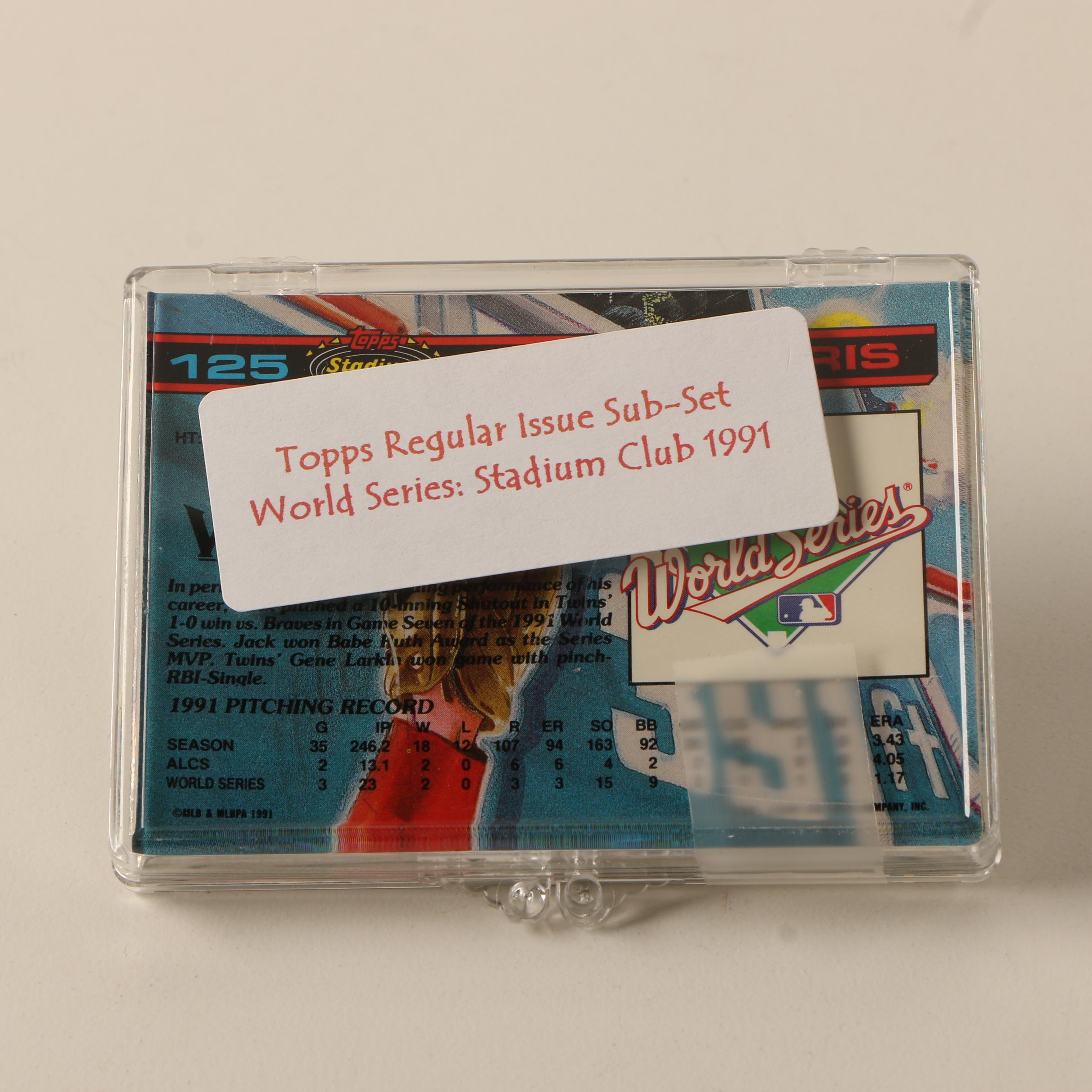 Collection of 1990s and 2000s Topps Baseball Cards