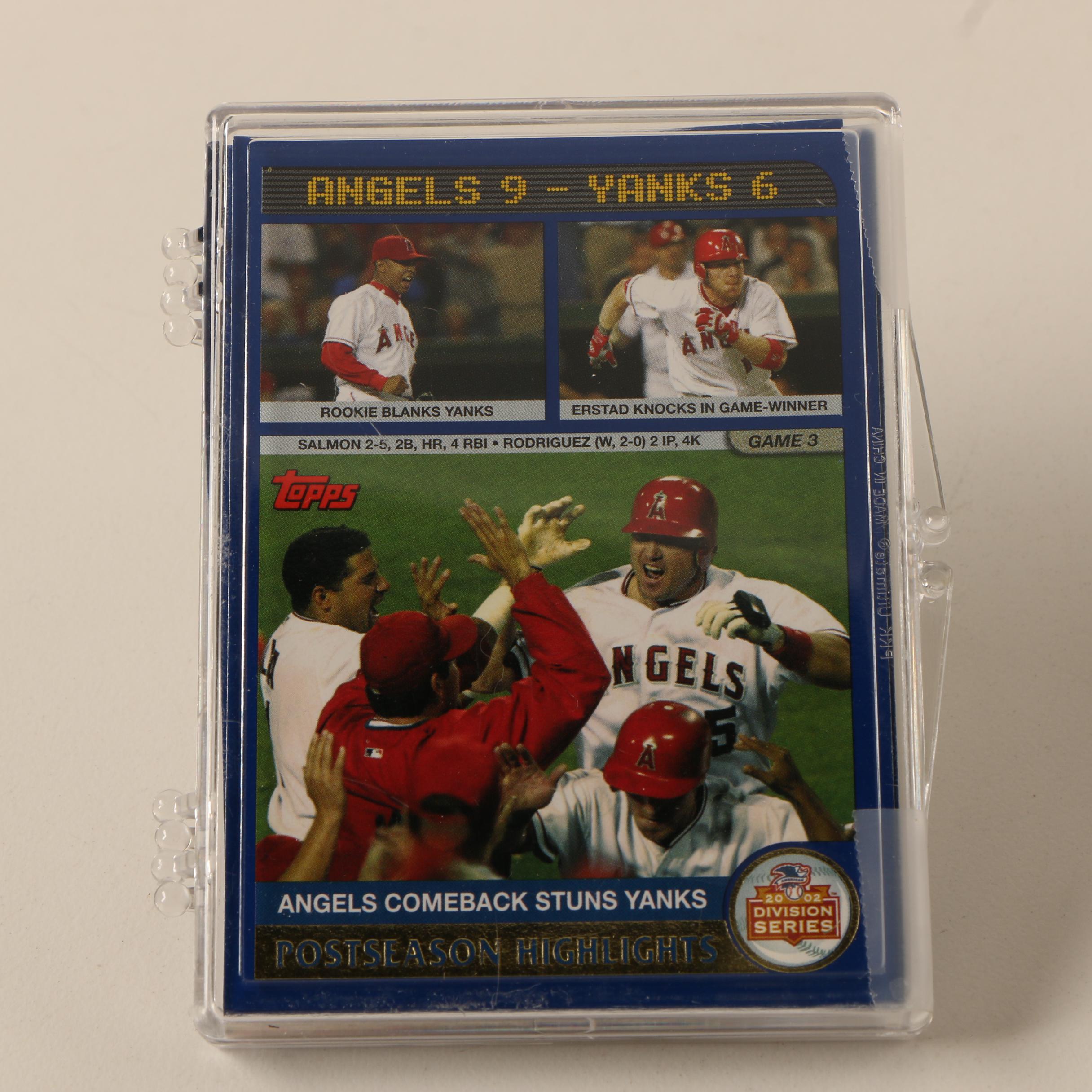 Collection of 1990s and 2000s Topps Baseball Cards
