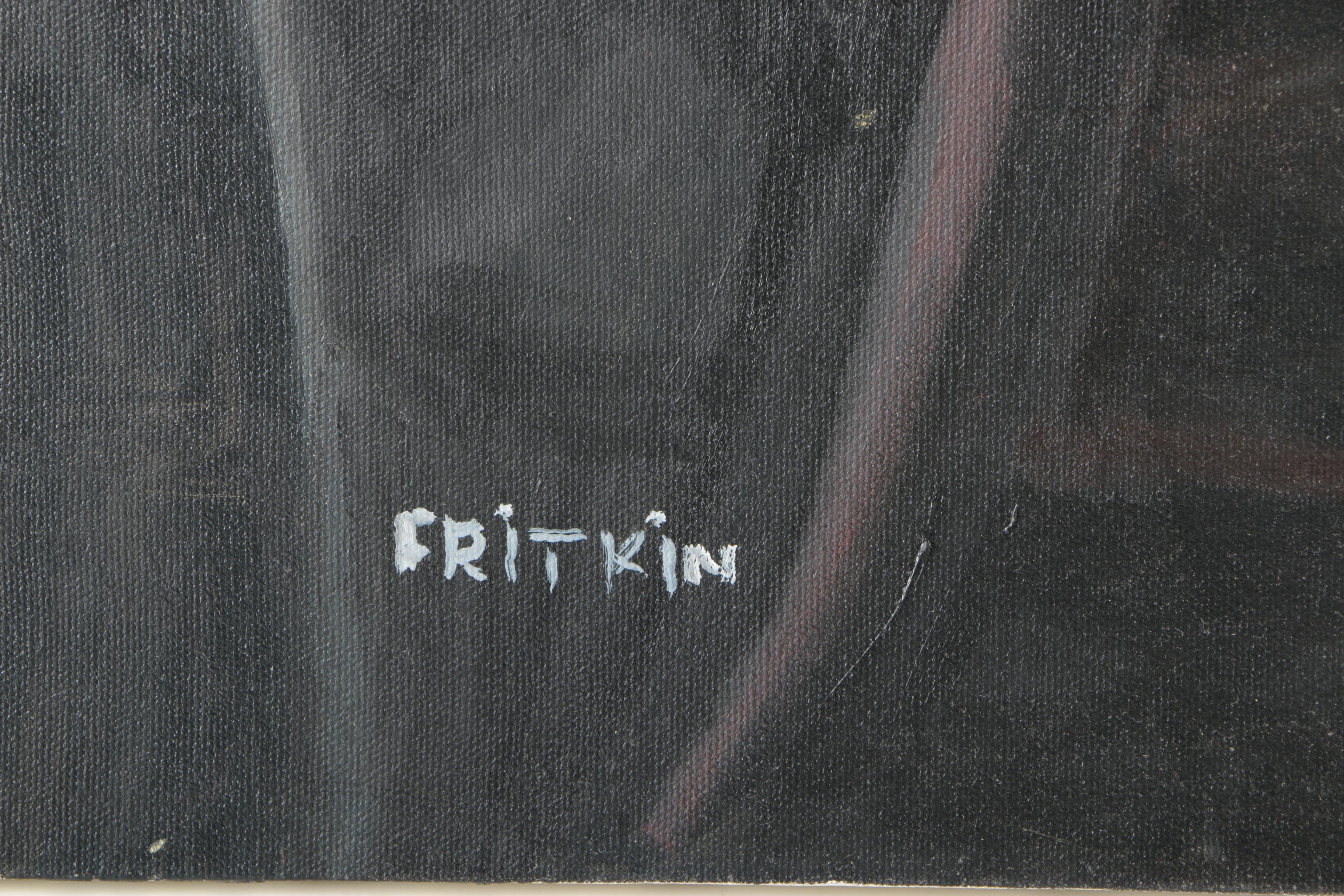 Ronald Fritkin Oil Painting on Canvas "Louis"