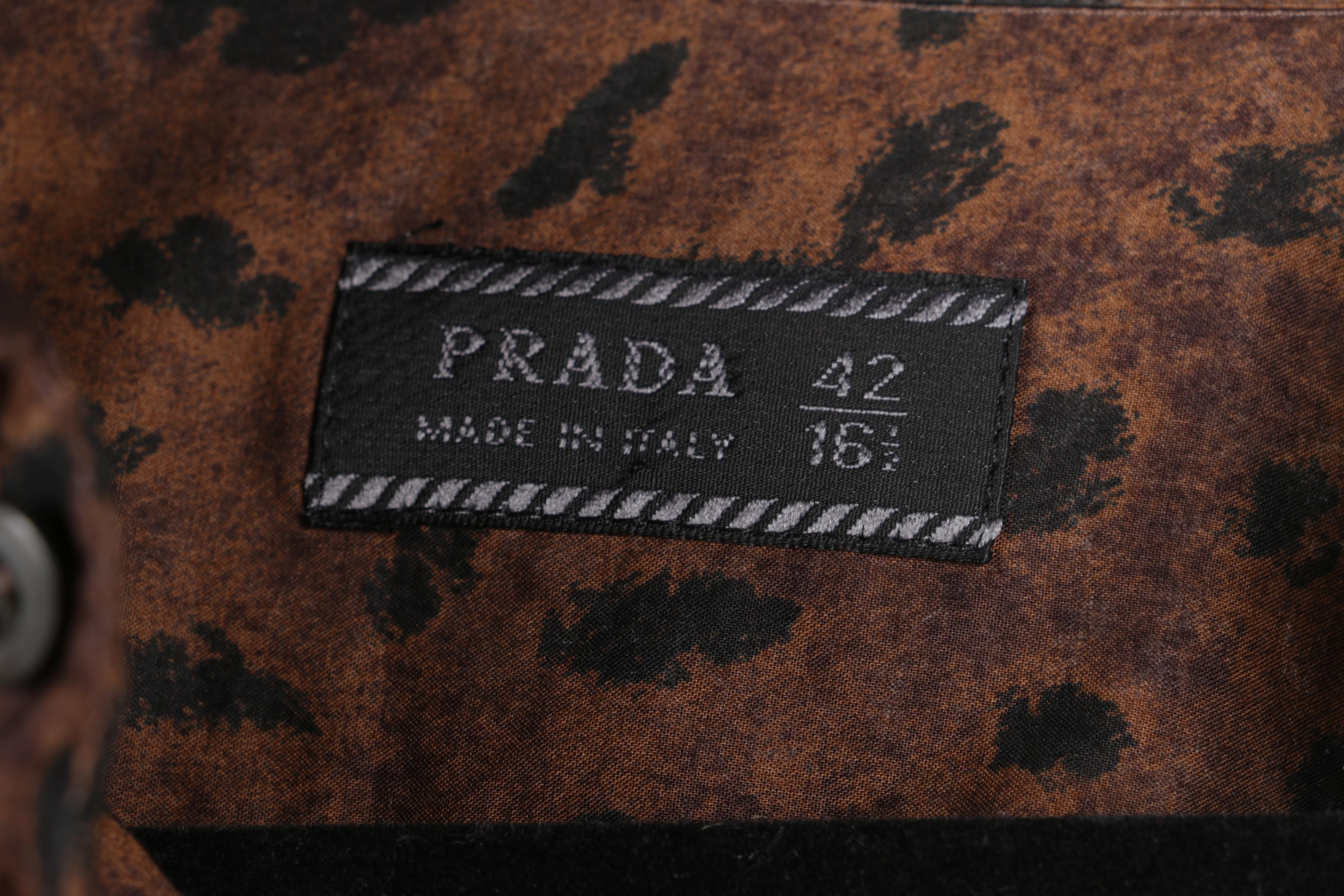 Printed Shirts Including Prada, CoStume National, and Georg Roth