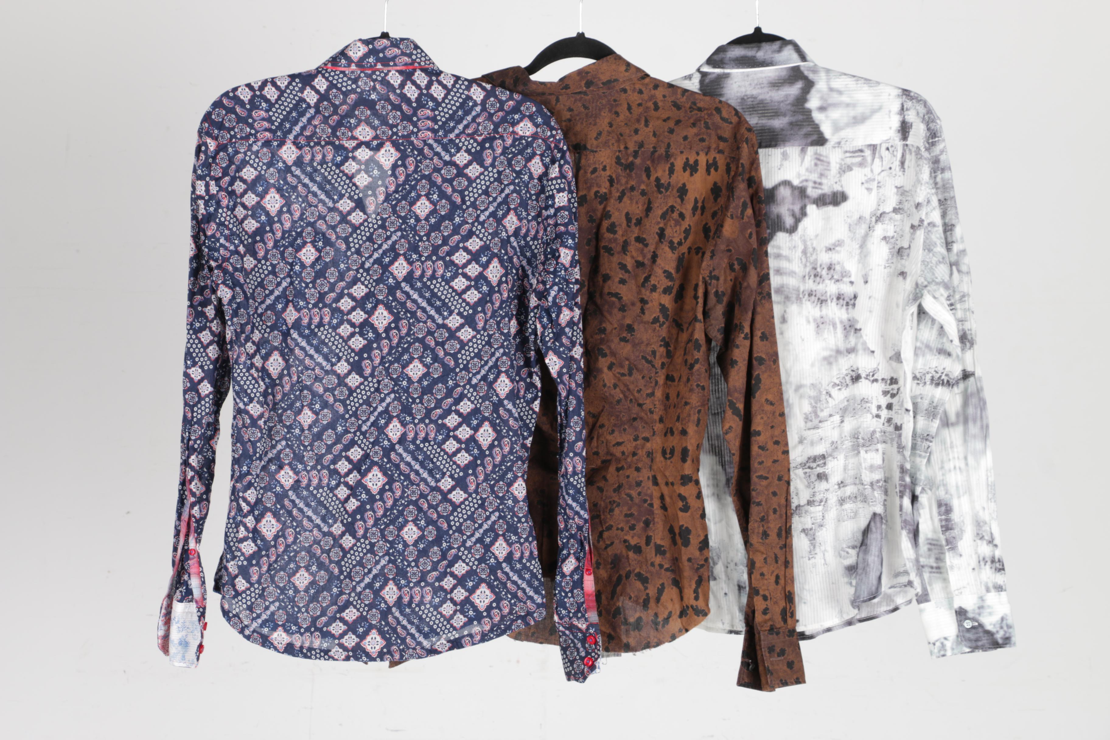Printed Shirts Including Prada, CoStume National, and Georg Roth