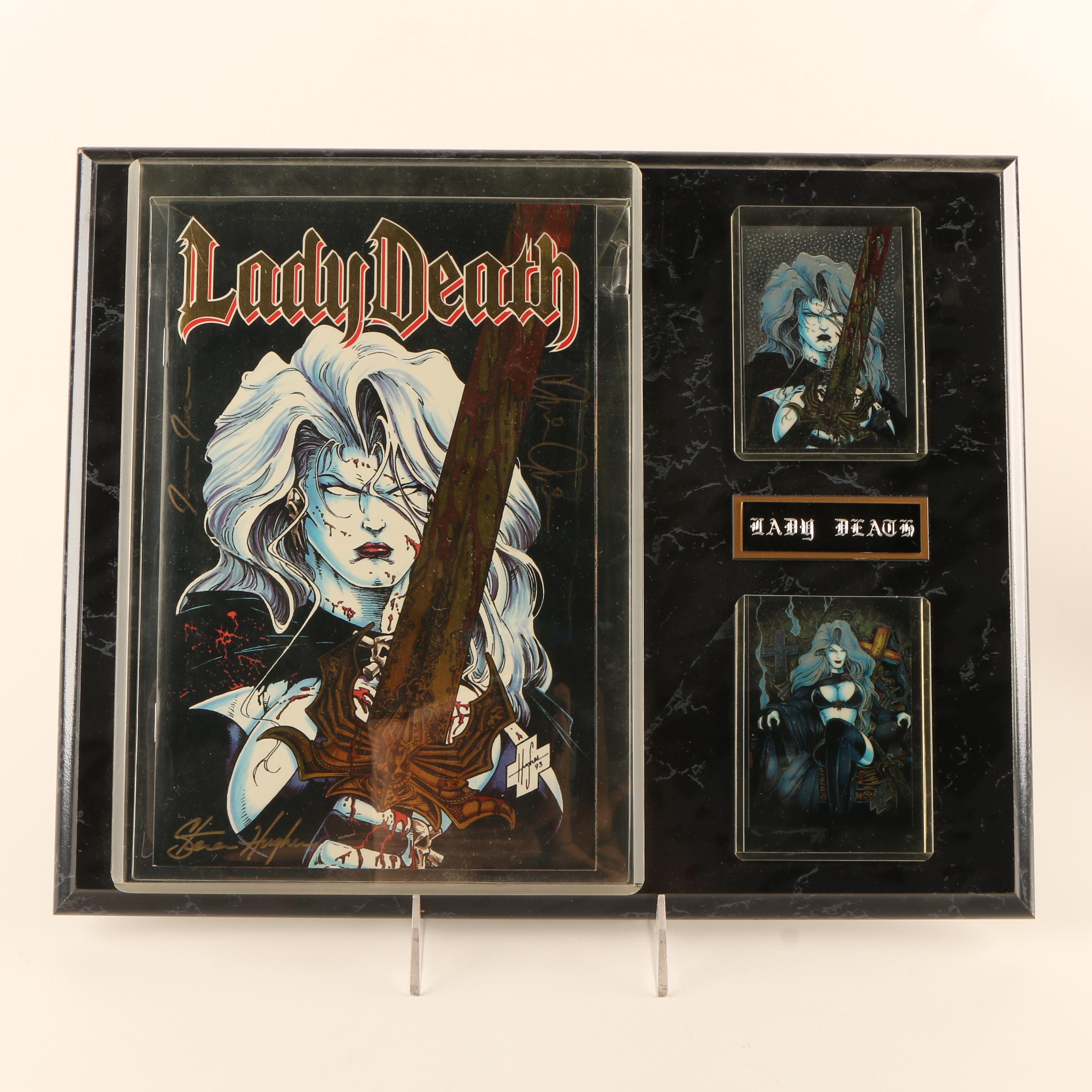 Pair of "Lady Death" Art Works After Steven Hughes