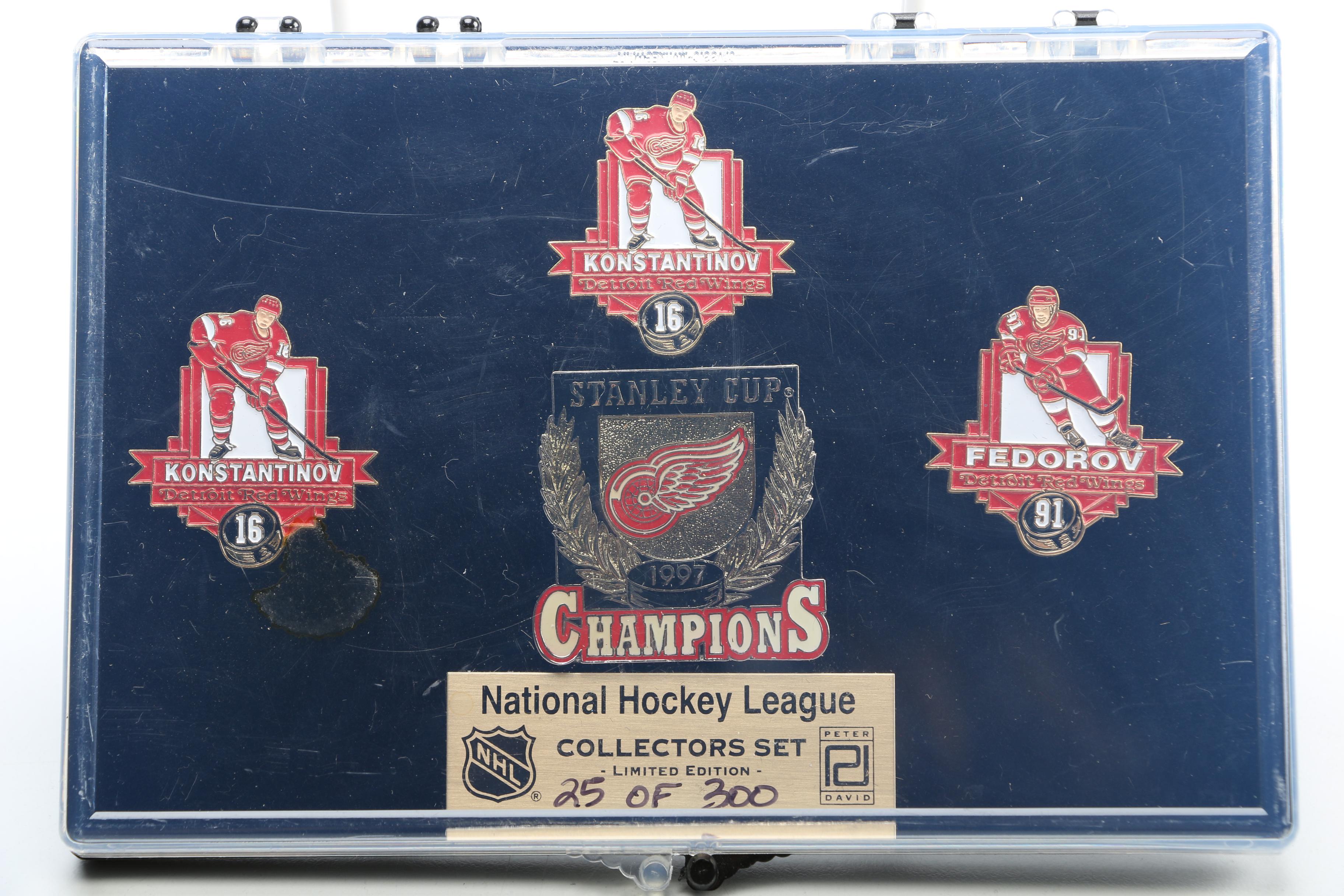Detroit Redwings Hockey Memorabilia Featuring 1997 Stanley Cup