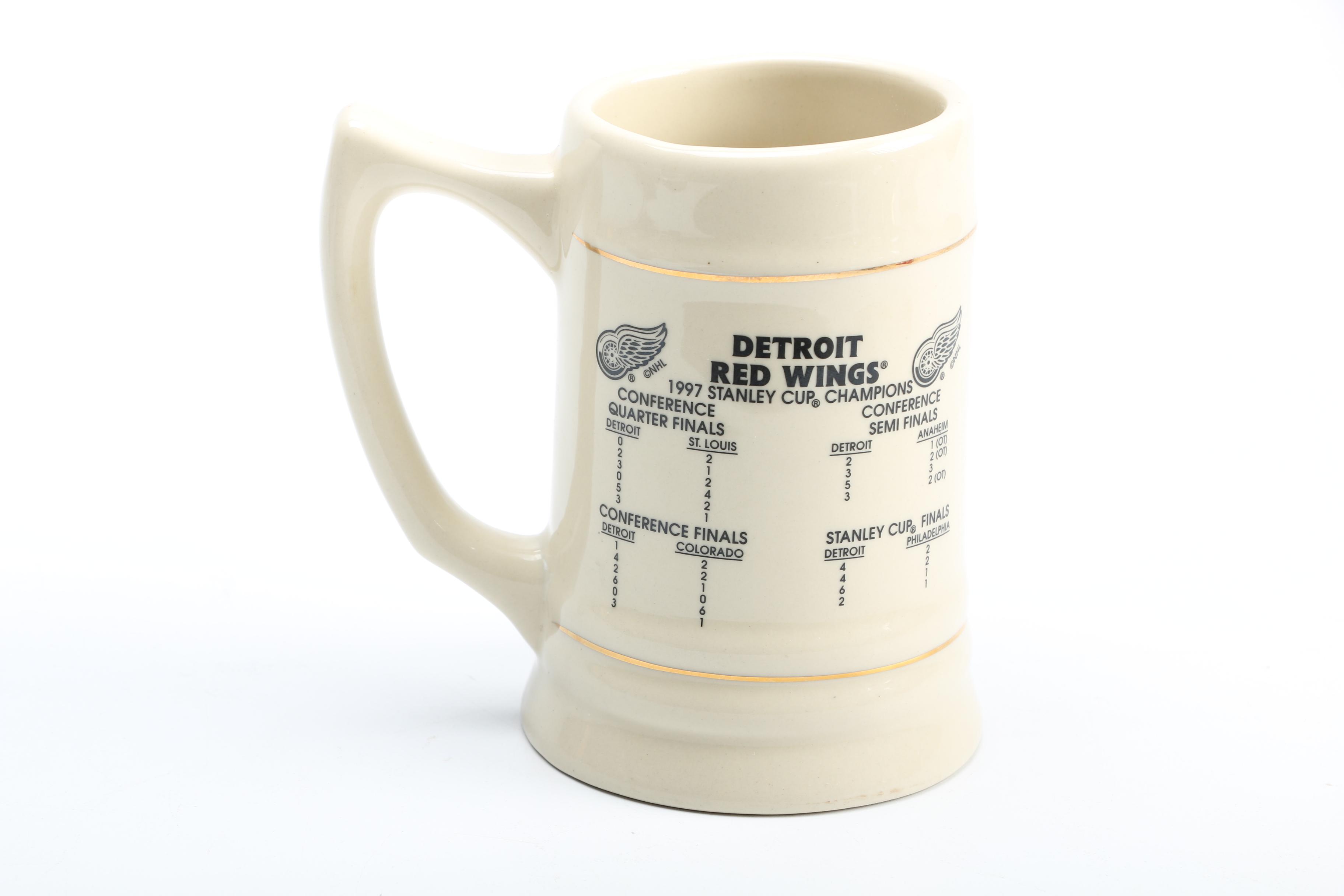 Detroit Redwings Hockey Memorabilia Featuring 1997 Stanley Cup