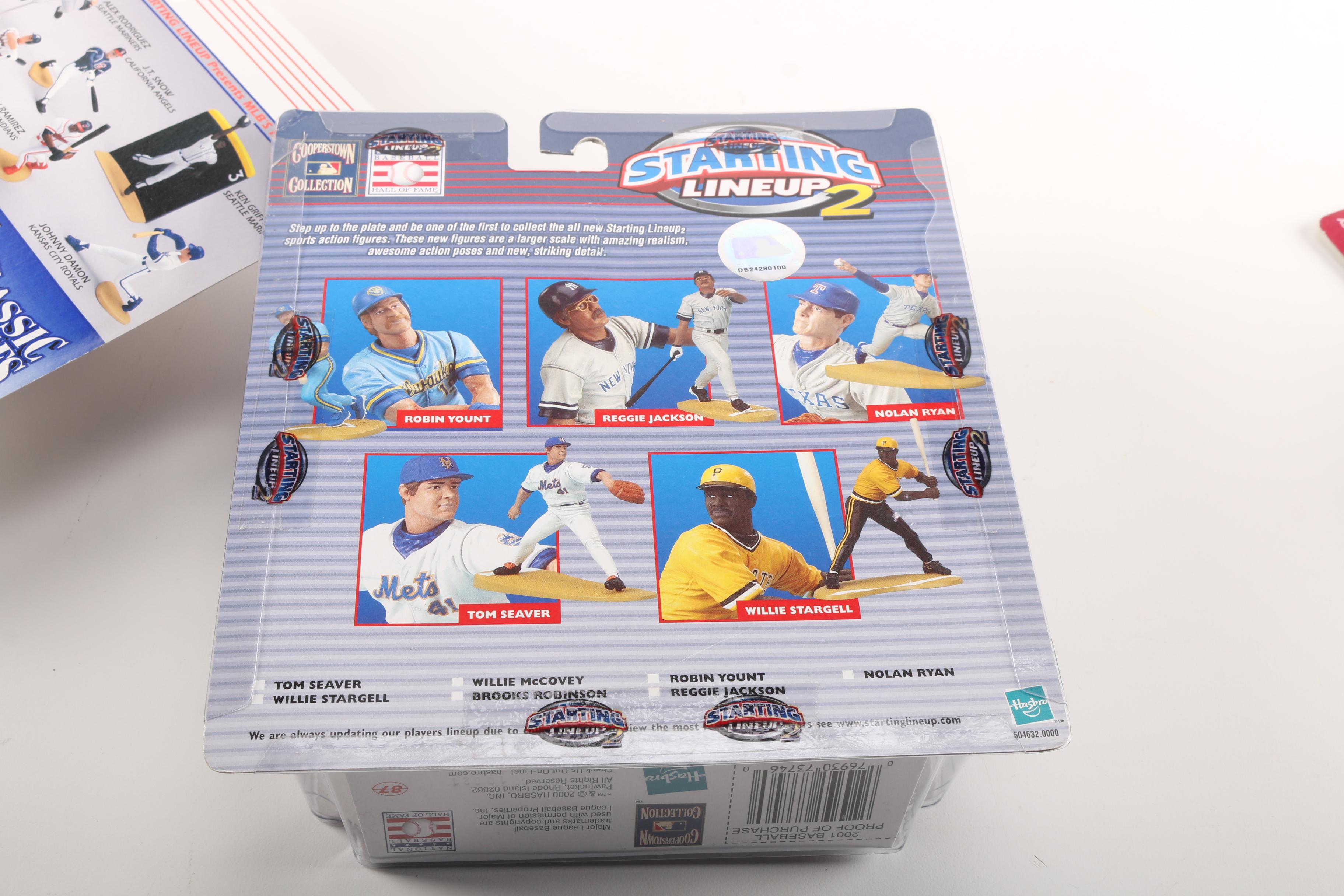 Starting Lineup Cooperstown Collection Baseball Action Figures Including Babe Ruth