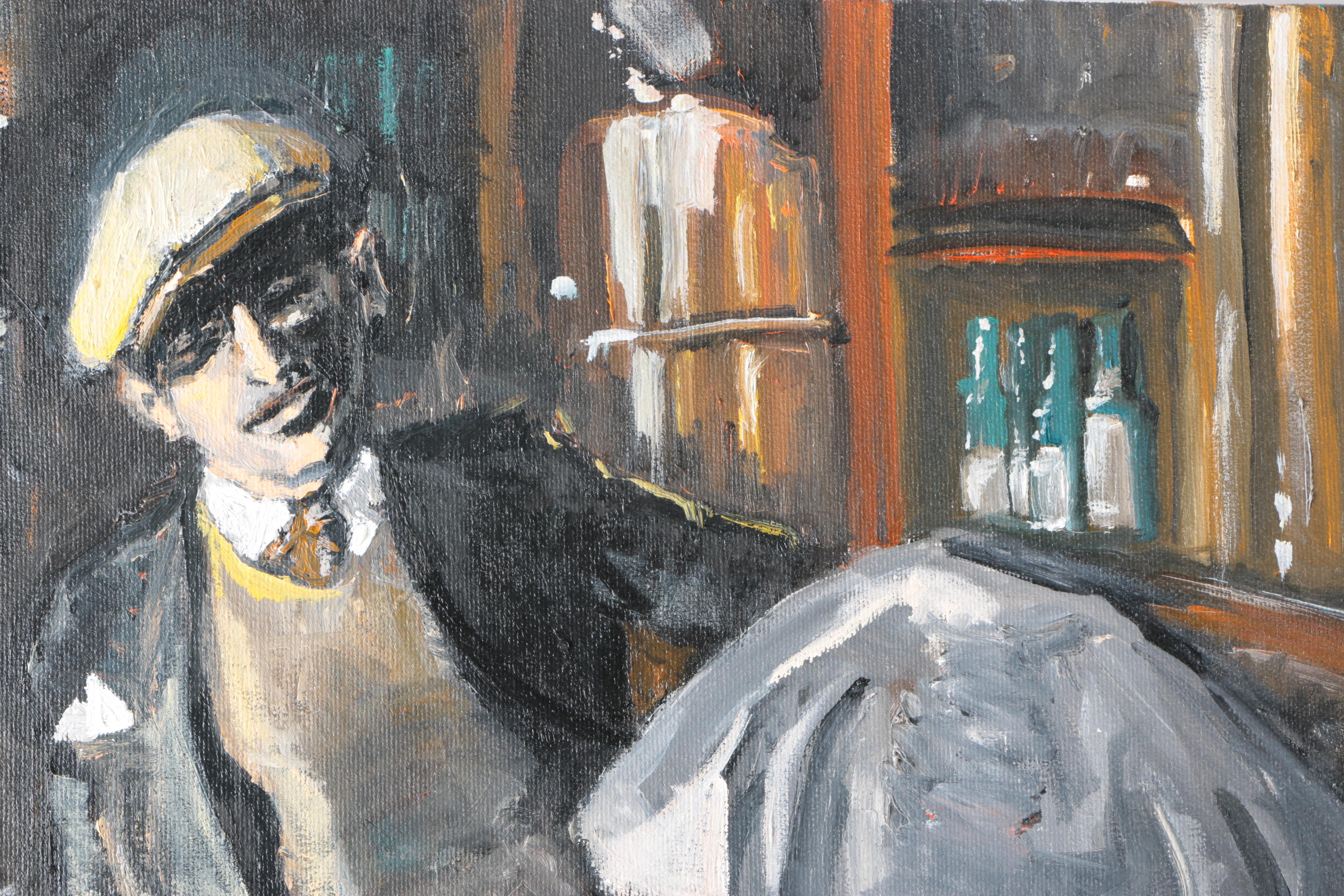 Ronald Fritkin Oil Painting "The Conversation"