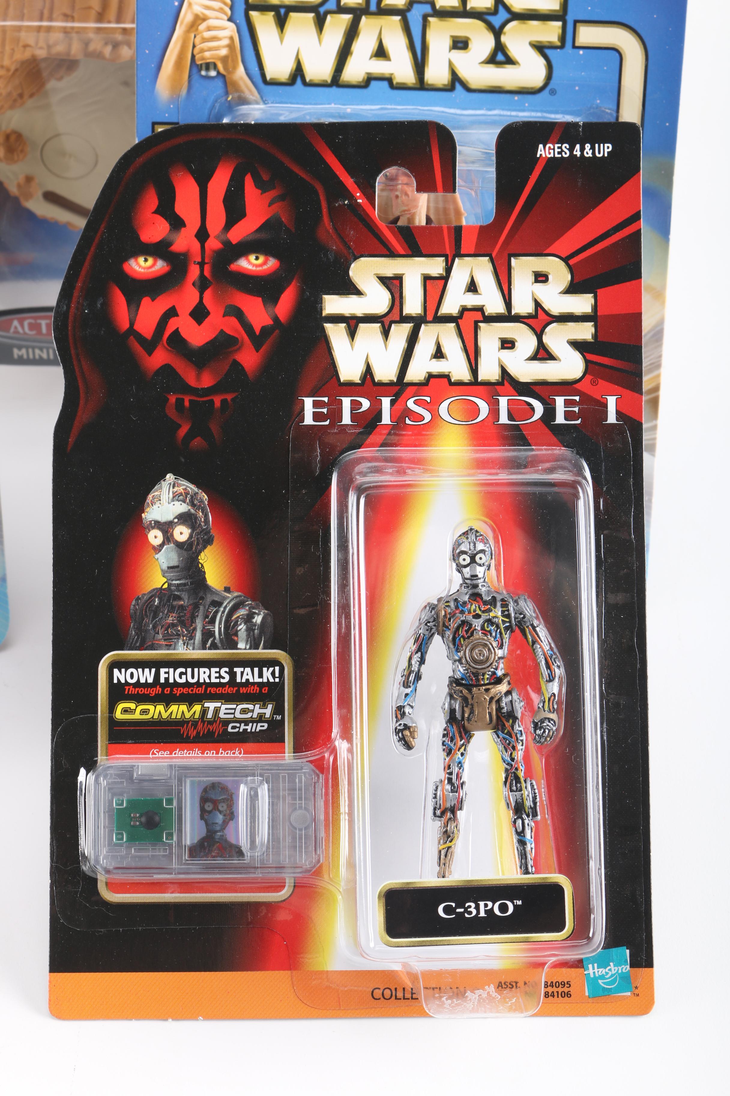 "Star Wars" Action Figures, Trading Cards, and Puzzle