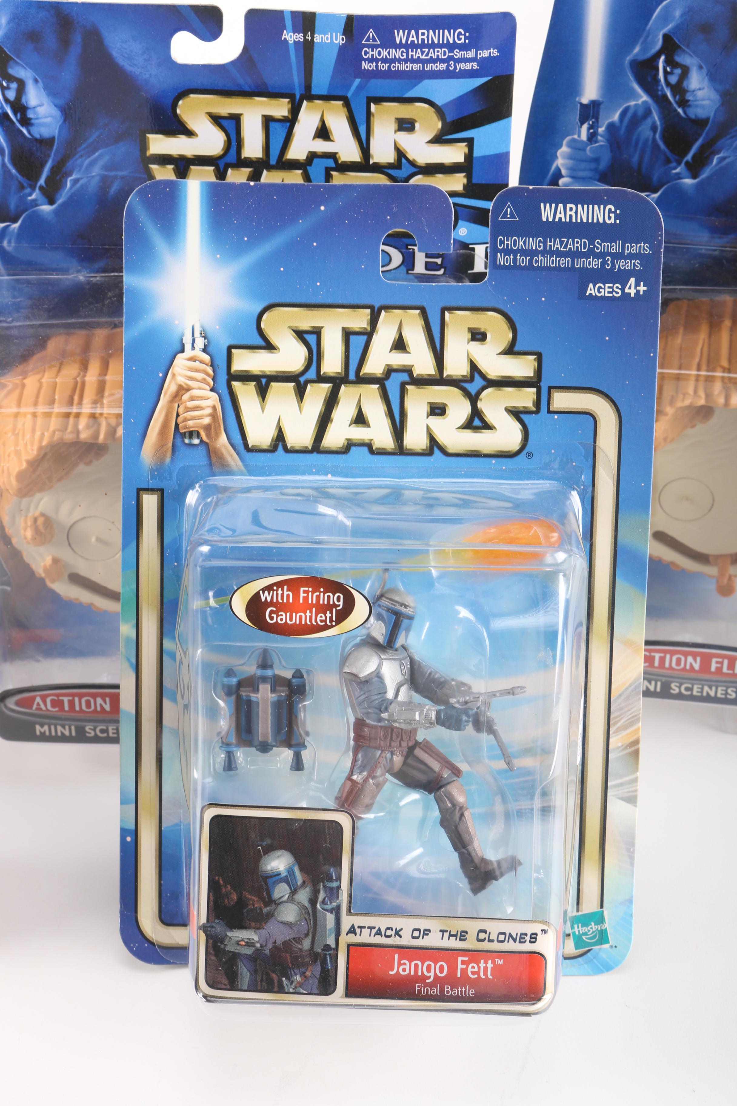 "Star Wars" Action Figures, Trading Cards, and Puzzle