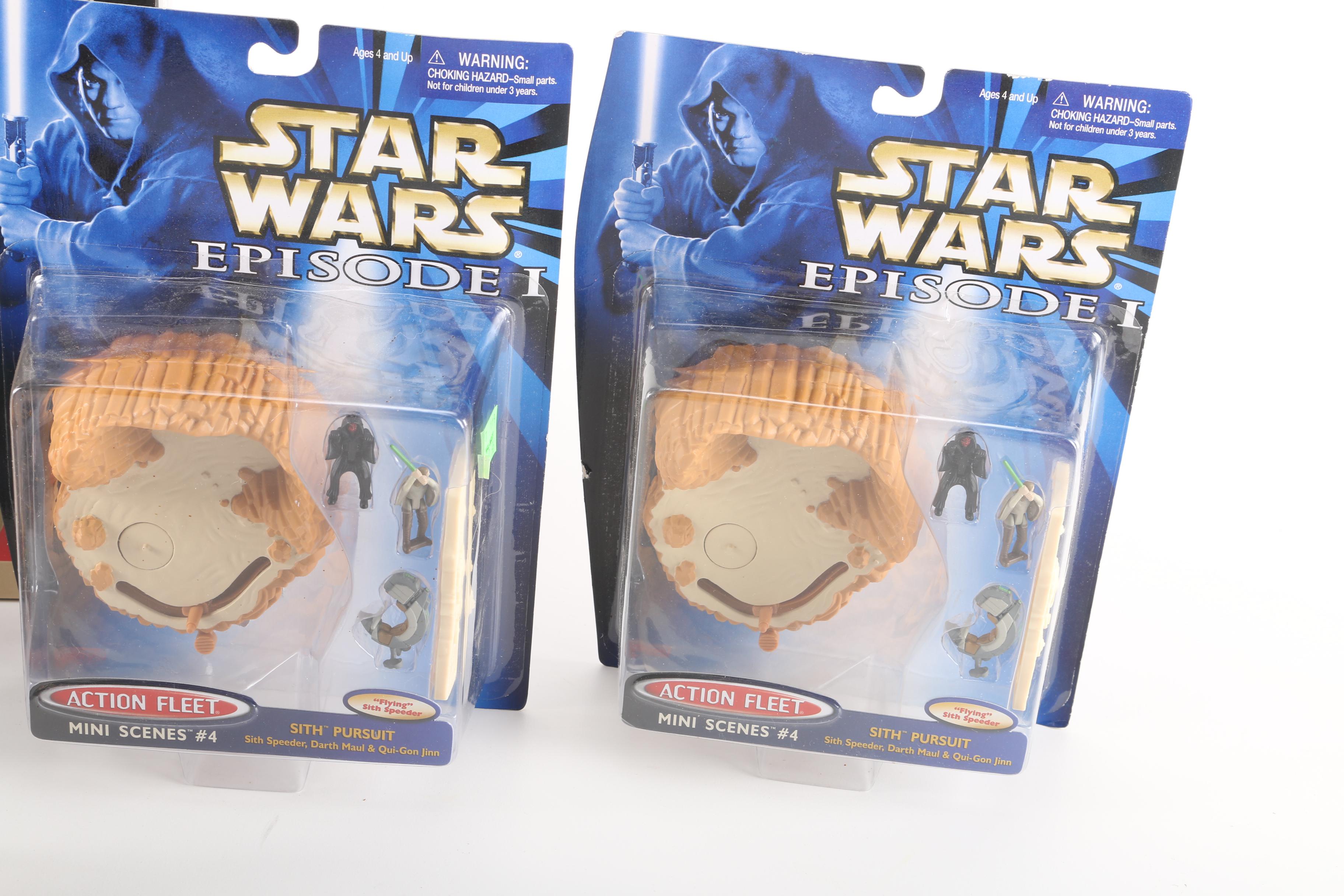 "Star Wars" Action Figures, Trading Cards, and Puzzle