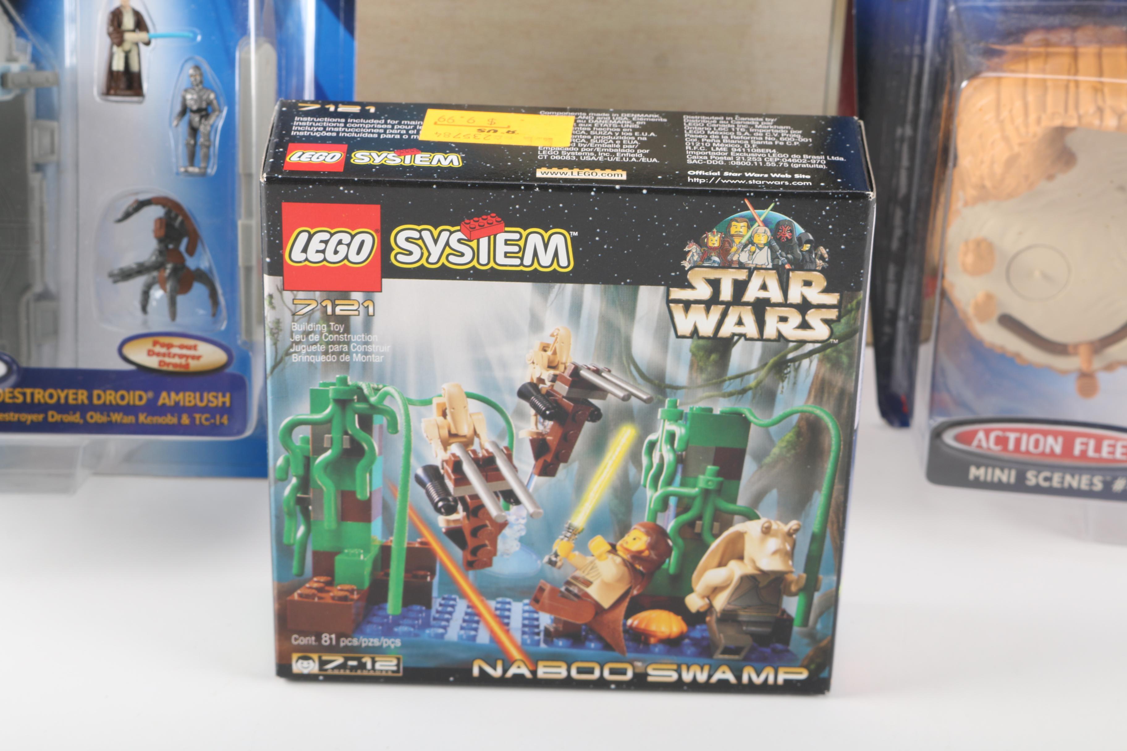 "Star Wars" Action Figures, Trading Cards, and Puzzle