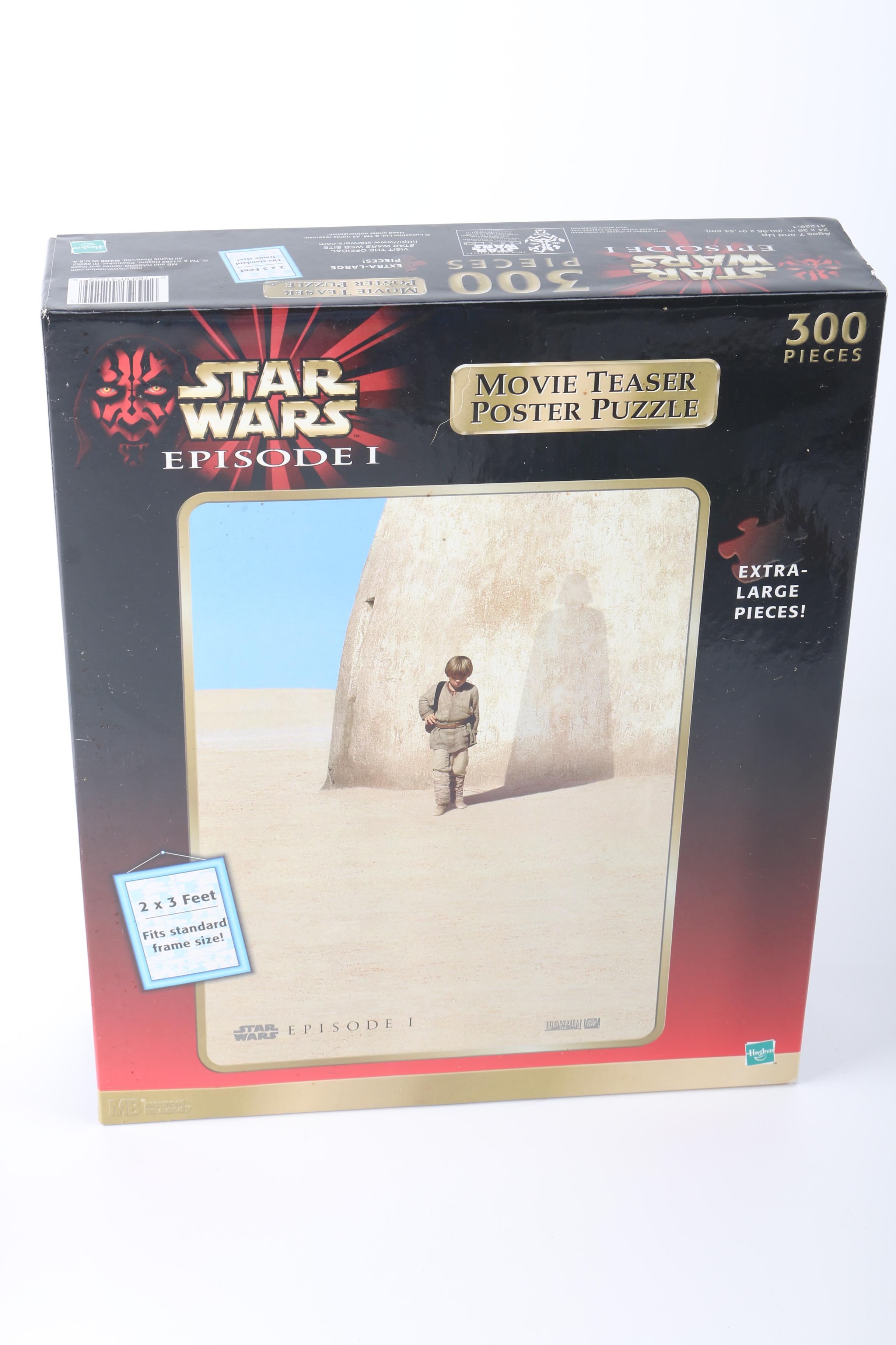 "Star Wars" Action Figures, Trading Cards, and Puzzle