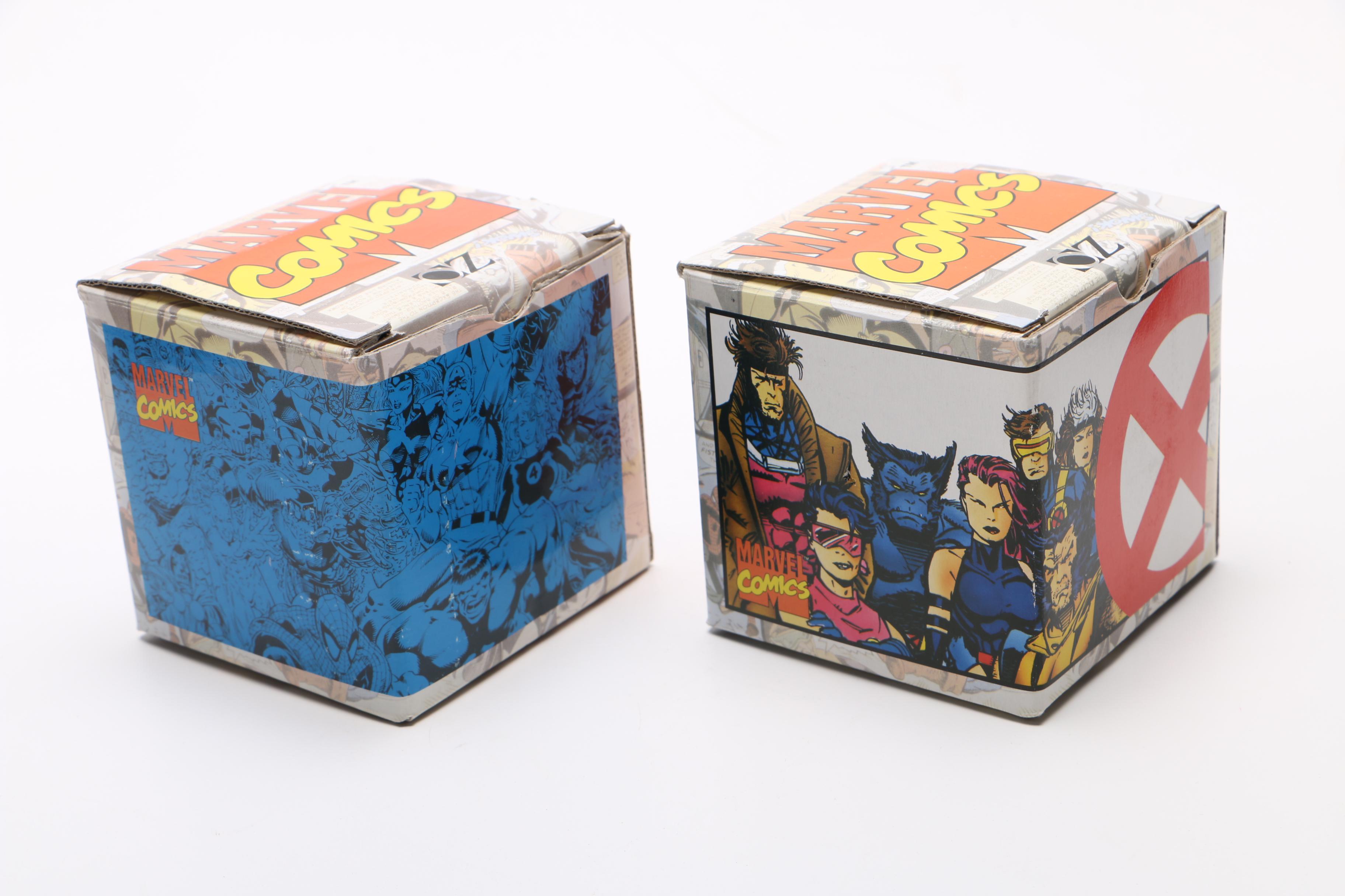 Pair of Marvel Comics Mugs