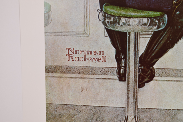 Offset Lithograph of "The Runaway" After Norman Rockwell