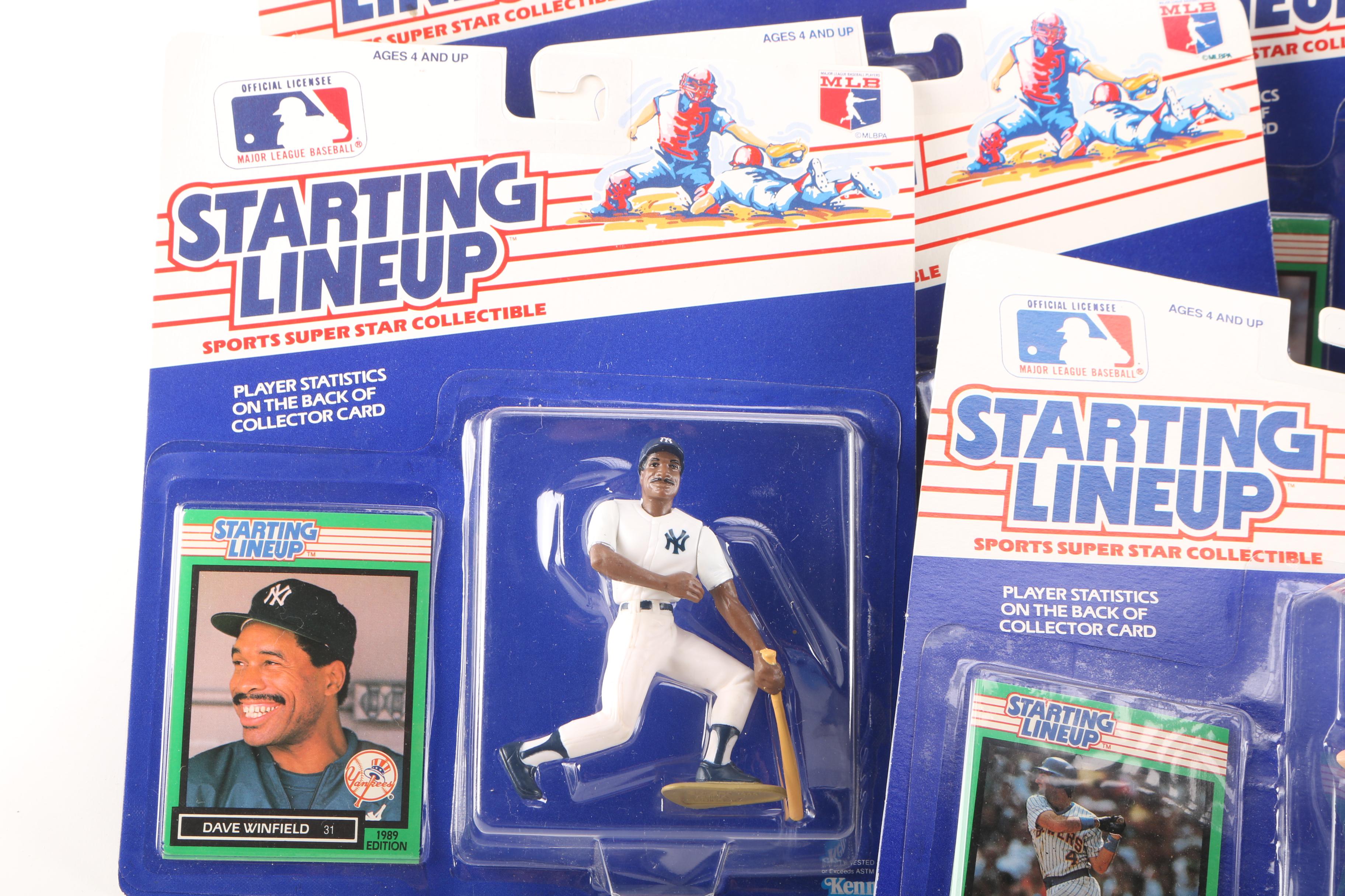 Assortment of Thirteen Starting Lineup Sports Superstar Collectibles