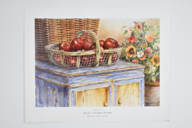 Offset Lithograph of "Apple Orchard Bounty" after Emily James