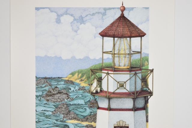 Offset Lithograph of "keeping the watch" after J.S. Perry