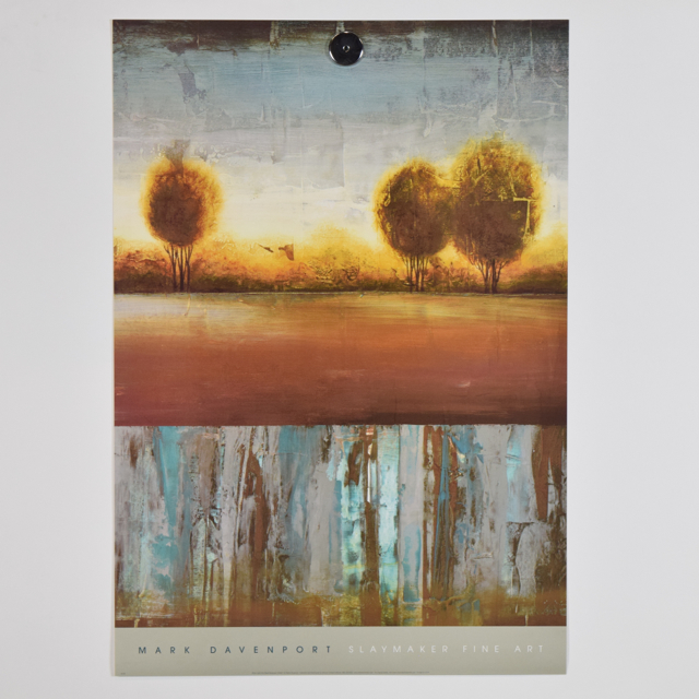 Abstract Offset Lithograph After Mark Davenport