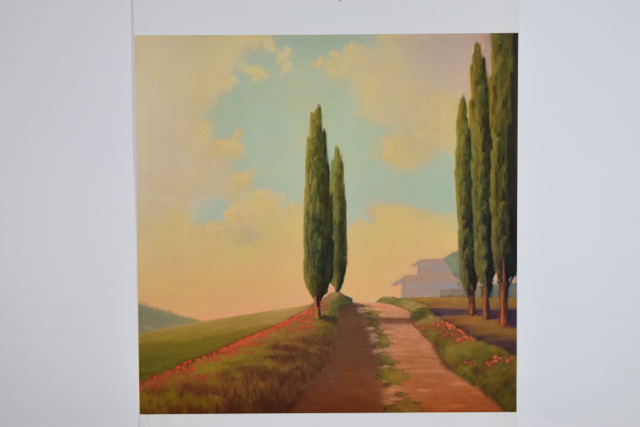 Offset Lithograph of "Tuscan Path II" after Allan Stephenson