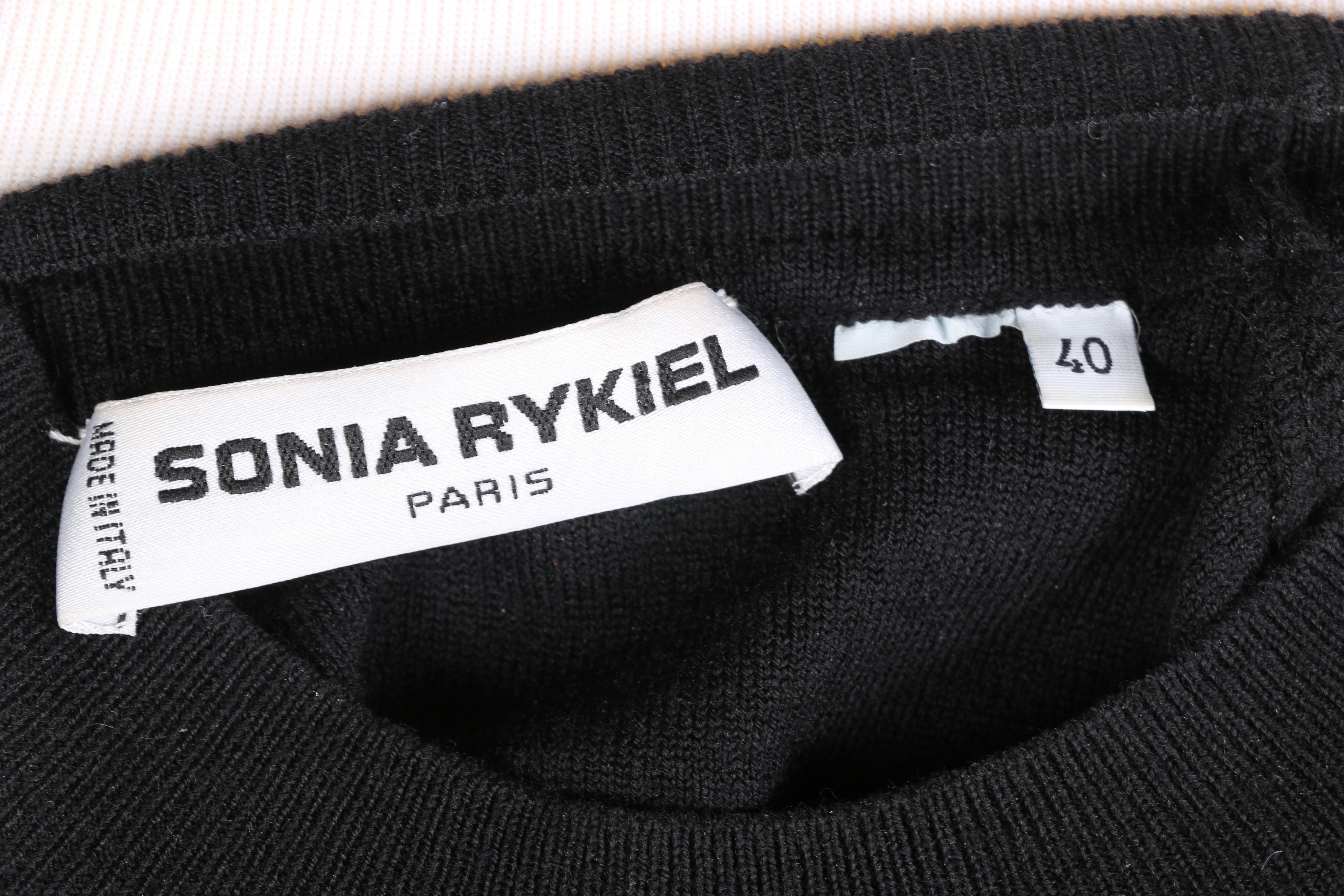 Two Wool Blend Sweaters by Sonia Rykiel