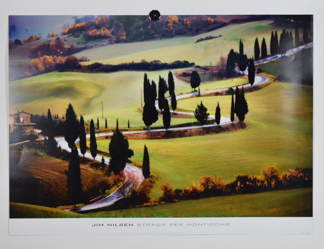 Offset Lithograph of "Strada Per Monticchie" after Jim Nilsen