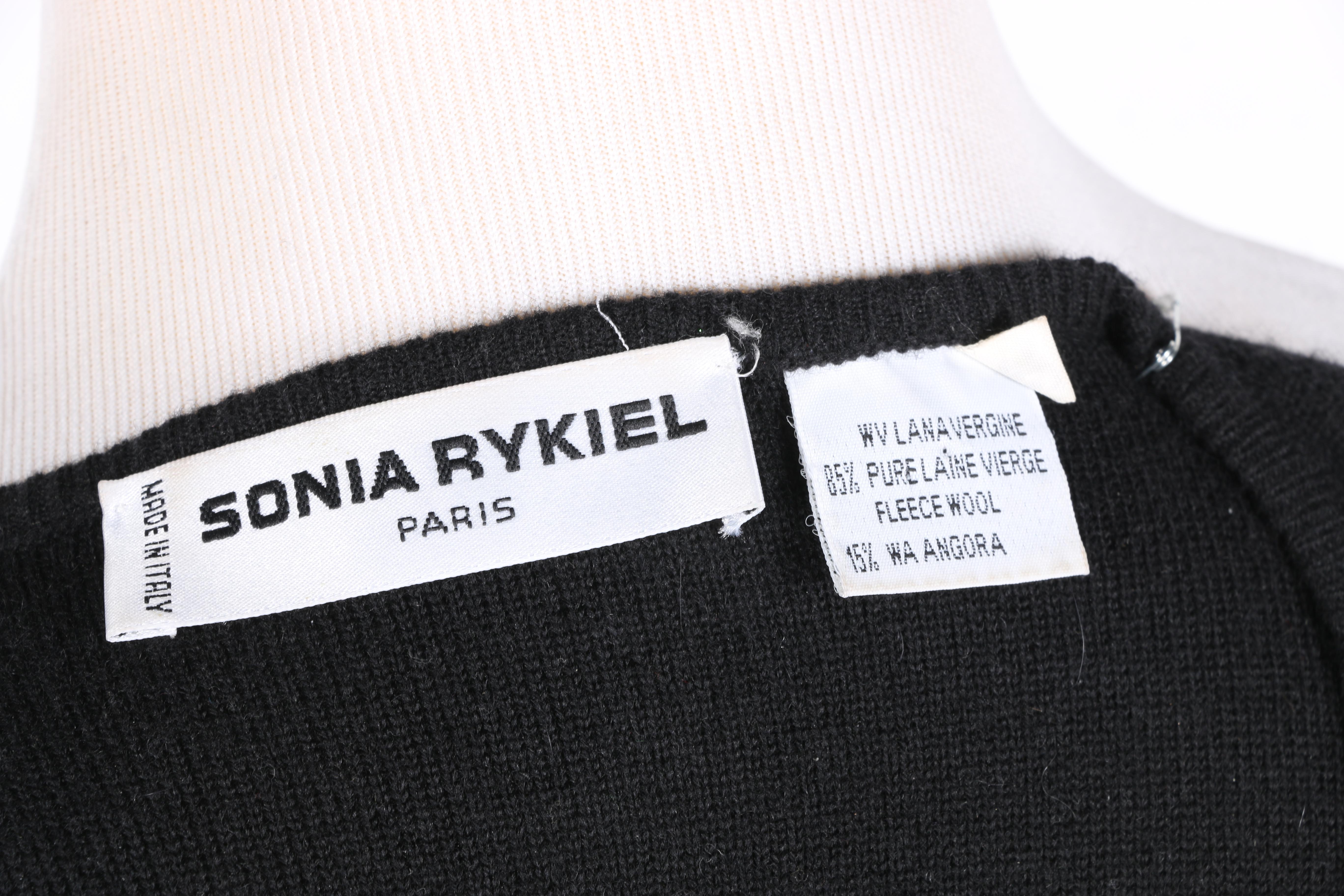 Two Wool Blend Sweaters by Sonia Rykiel