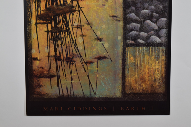 Offset Lithograph "Earth I" after Mari Giddings