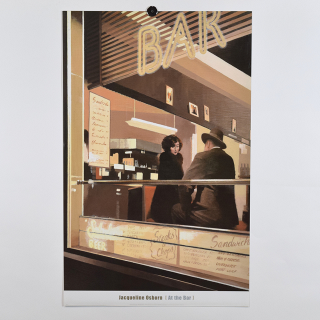 Offset Lithograph "At the Bar" after Jacqueline Osborn