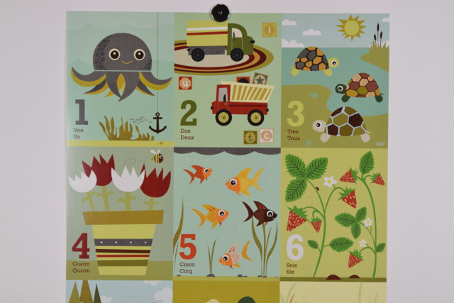 Offset Lithograph of "Ten Numbers"