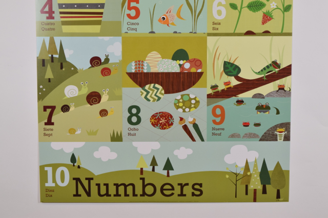 Offset Lithograph of "Ten Numbers"