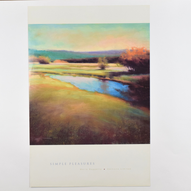 Offset Lithograph of "Simple Pleasures" after Marla Baggetta