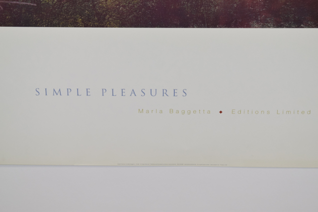 Offset Lithograph of "Simple Pleasures" after Marla Baggetta