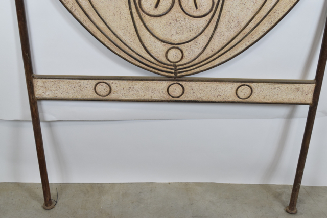Vintage Metalwork and Terracotta Headboard