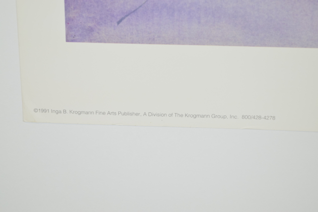 Offset Lithograph of "Winter Retreat" by Michael Schofield