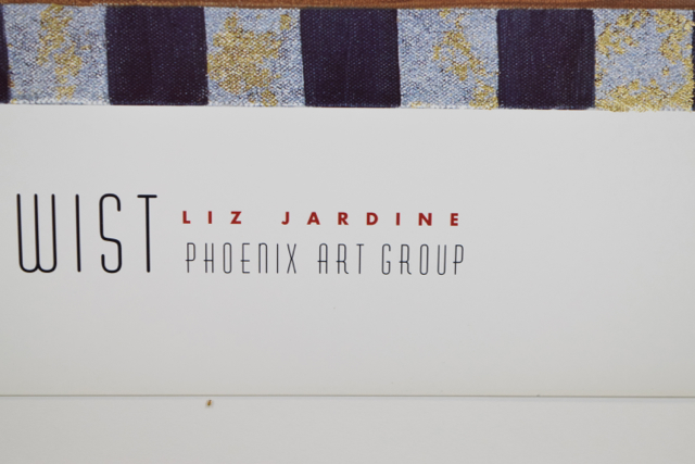 Abstract Offset Lithograph of "Paisley with a Twist" by Liz Jardine