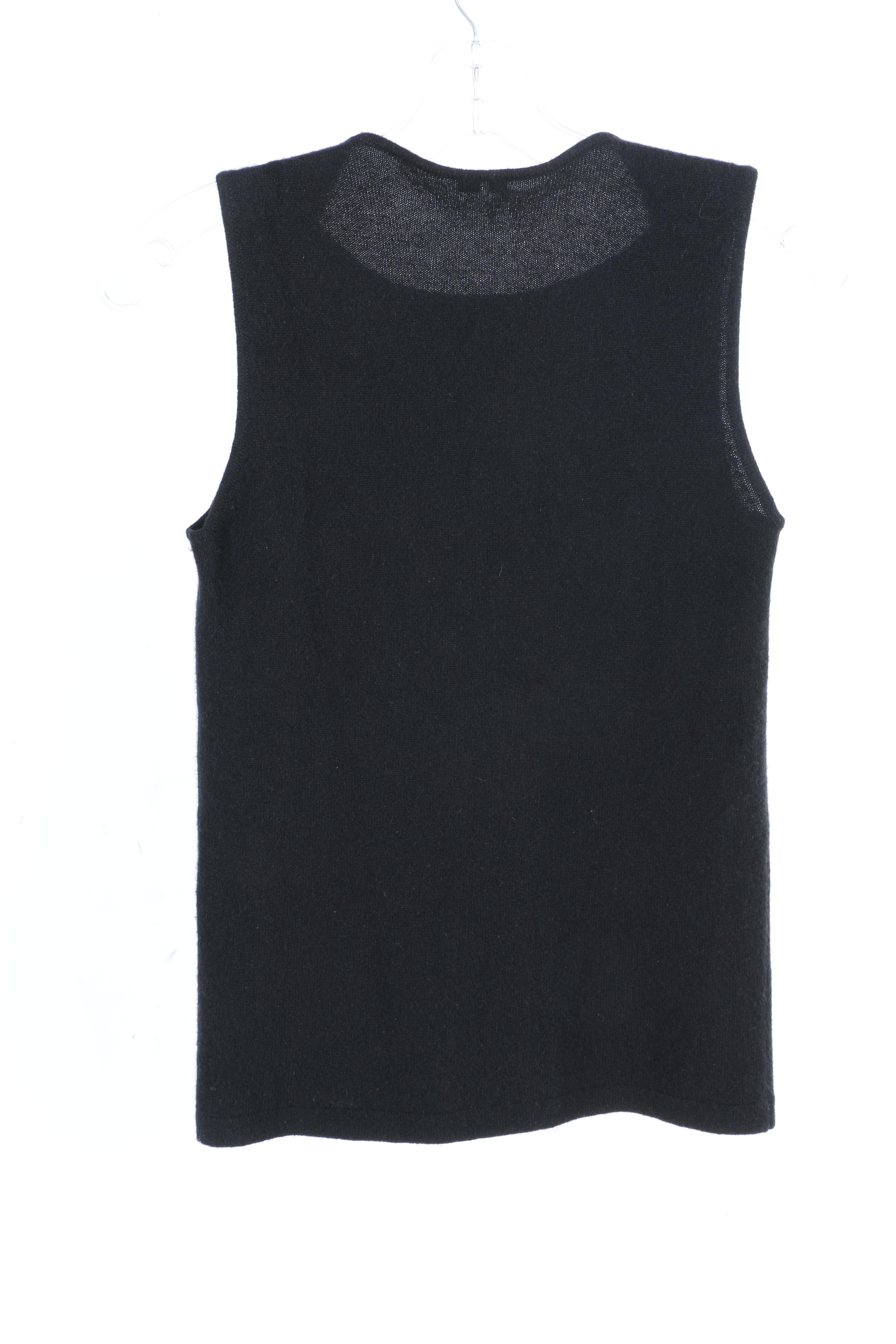 Women's Sleeveless Cashmere Tops Featuring Katayone Adeli