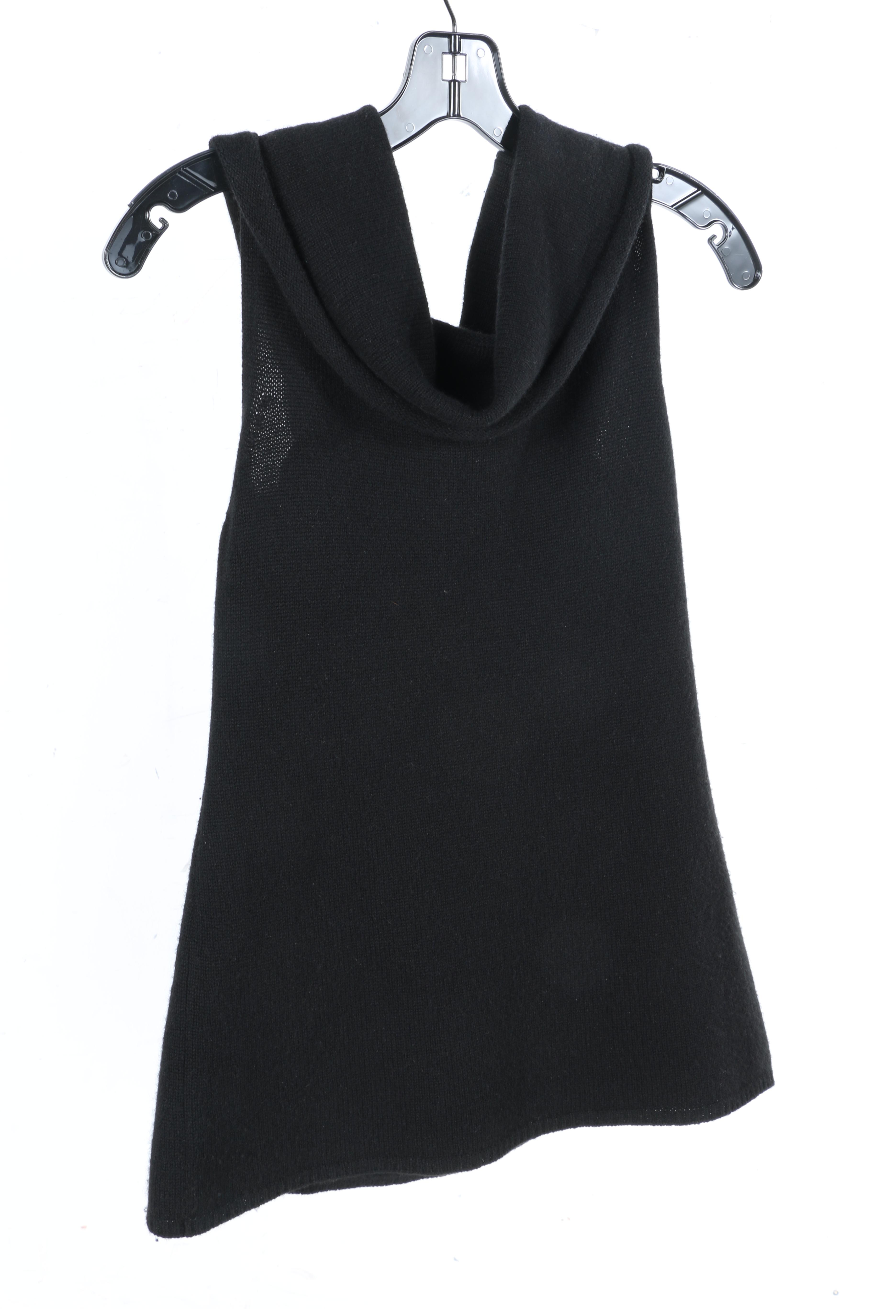Women's Sleeveless Cashmere Tops Featuring Katayone Adeli