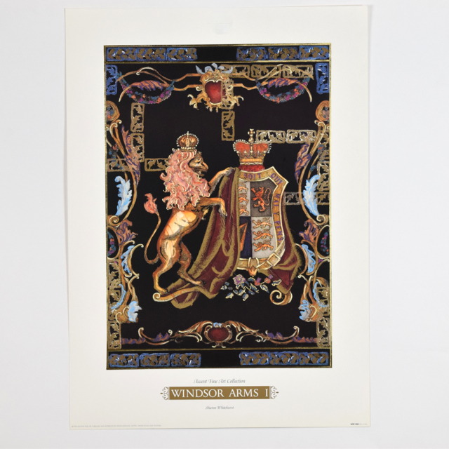 Offset Lithograph of "Windsor Arms I" After Sharon Whitehurst